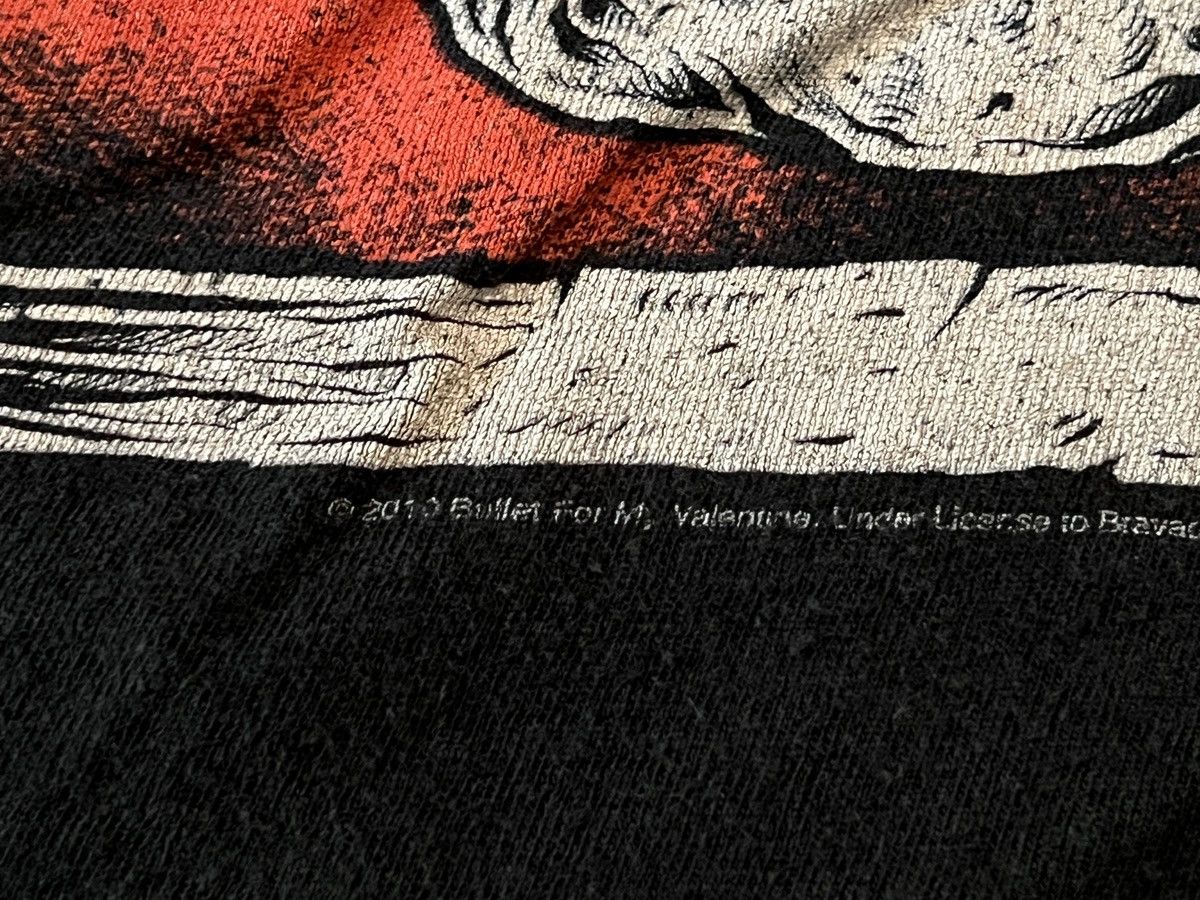 Band Tees Official 2010 Bullet For My Valentine Shirt Skull Lips Band Size US XL / EU 56 / 4 - 3 Thumbnail
