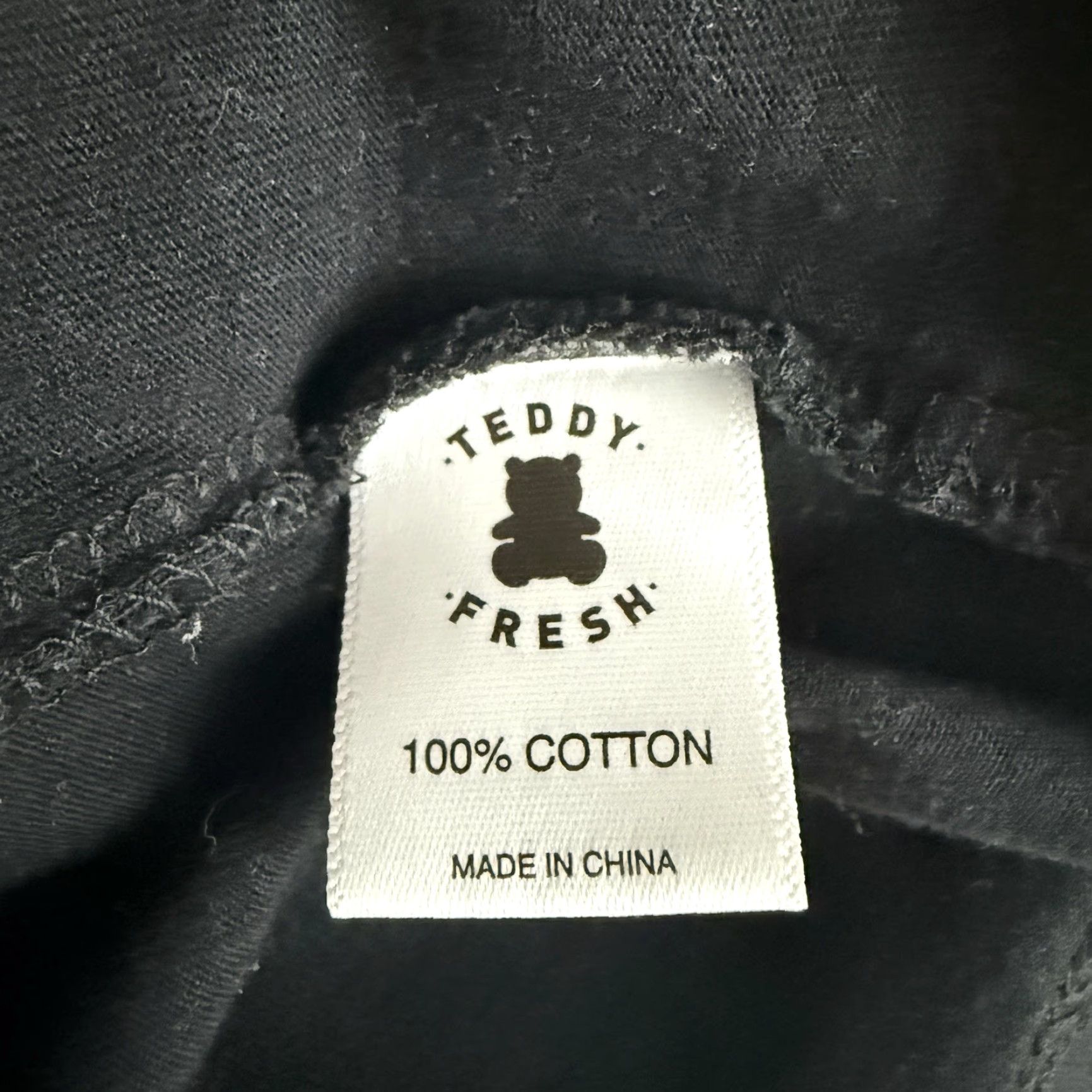 Teddy Fresh Teddy Fresh 100% Cotton Black Graphic Tee Mens Size M Size US M / EU 48-50 / 2 - 4 Thumbnail