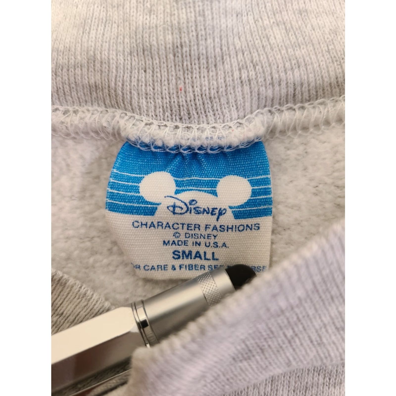 Disney VINTAGE Disney Sweater Crewneck Men S Gray Mickey Mouse 90s Graphic Print Size S Crew Neck Size US S / EU 44-46 / 1 - 6 Thumbnail