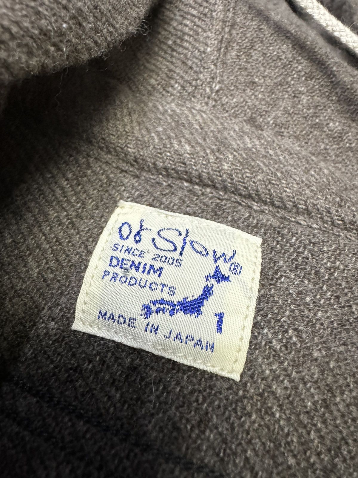 ORSLOW WOOL BUTON UP HOODIE SHIRT