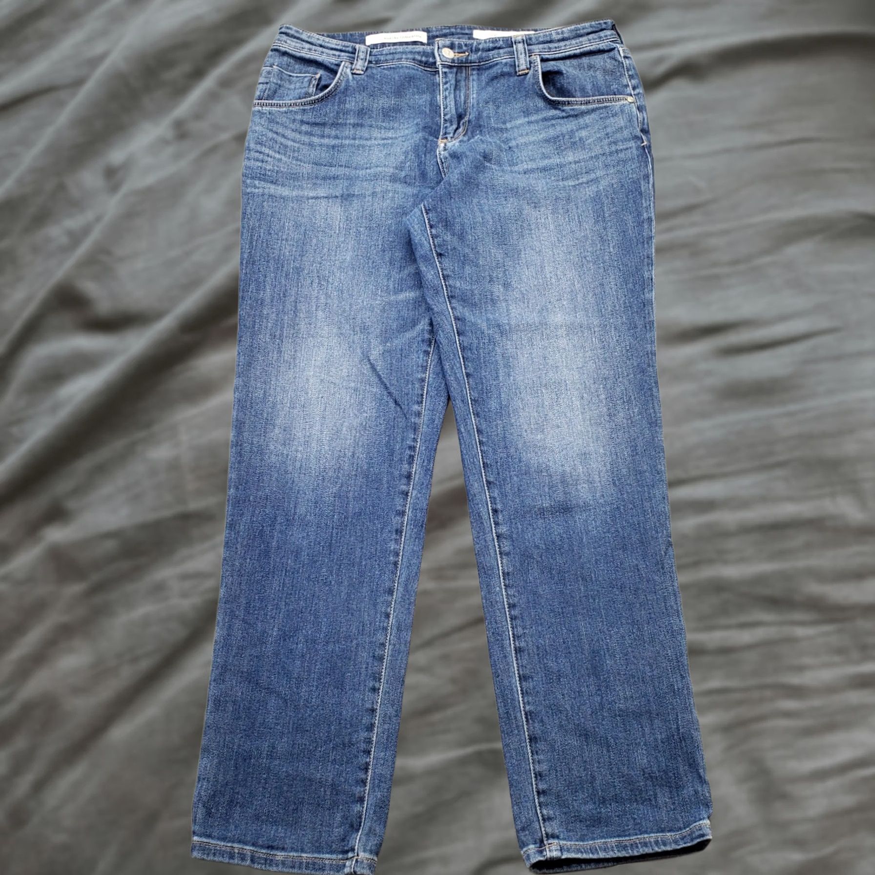 Vintage Pilcro Anthropologie Jeans Womens 28 Blue Denim Stretch Straight Leg Size 28" / US 6 / IT 42 - 1 Thumbnail