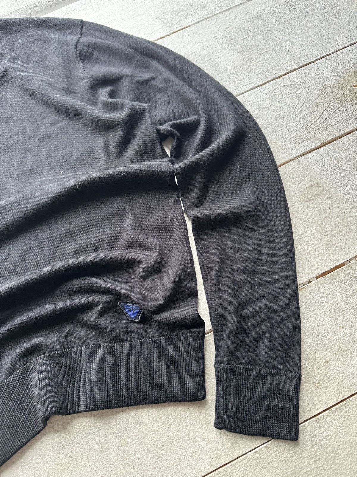 Armani 🚨 ARMANI JEANS LONGSLEEVE SWEATER VNTG 90s Italy Size US M / EU 48-50 / 2 - 3 Thumbnail