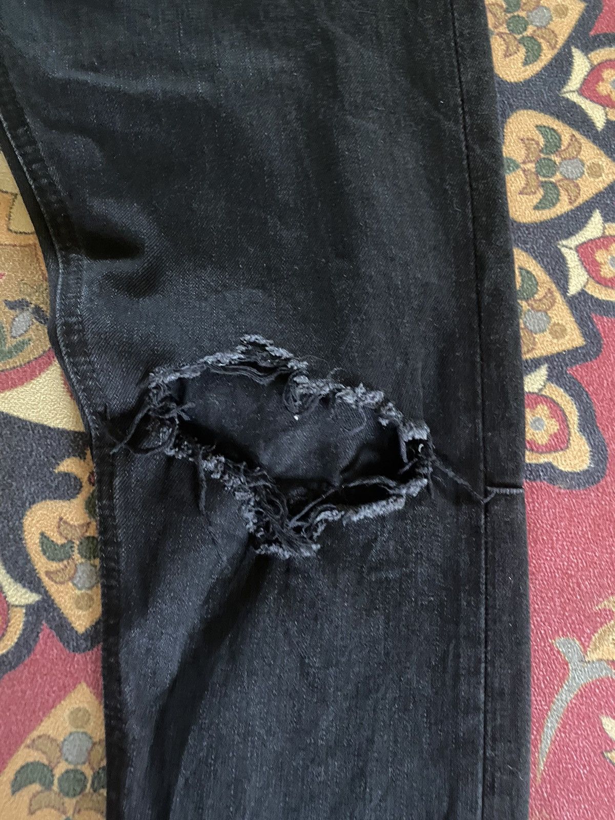 Black Icon Vintage Japanese Brand Black Icon Distressed Rick Owen Style Size US 32 / EU 48 - 3 Thumbnail