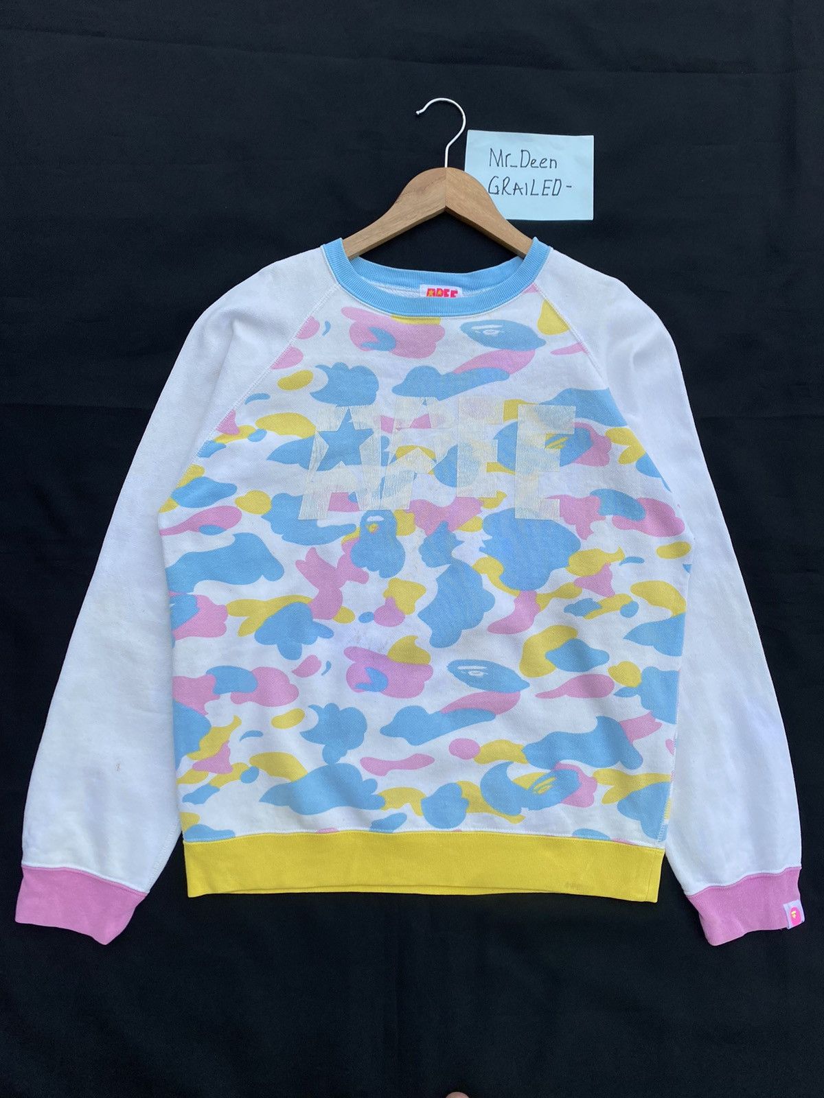 Bape Rare BAPE by Bathing Ape Camo Multicolor Sweater Size S / US 4 / IT 40 - 4 Thumbnail