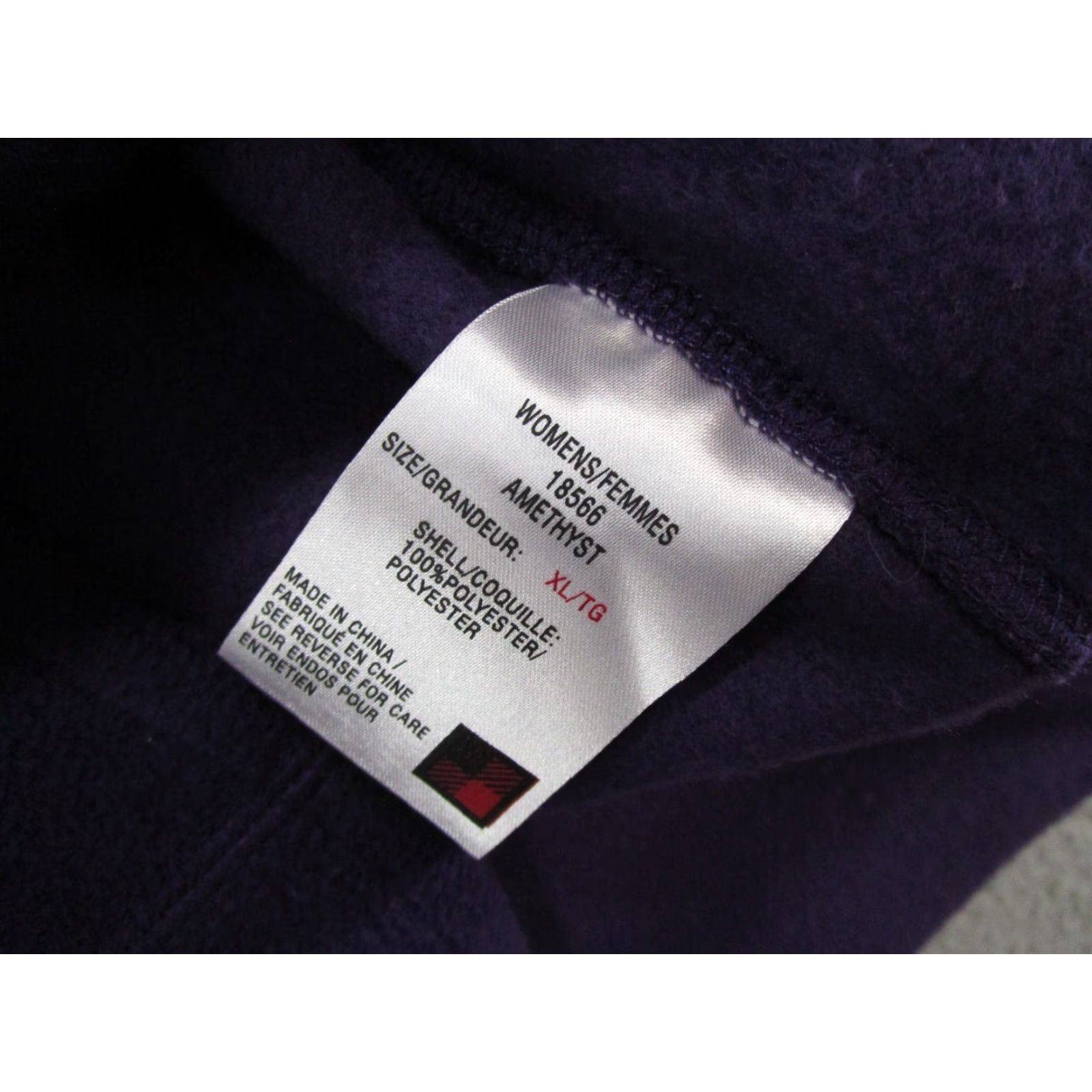 Vintage Woolrich Vest Purple Fleece Full Zip XS? Size XL / US 12-14 / IT 48-50 - 3 Thumbnail