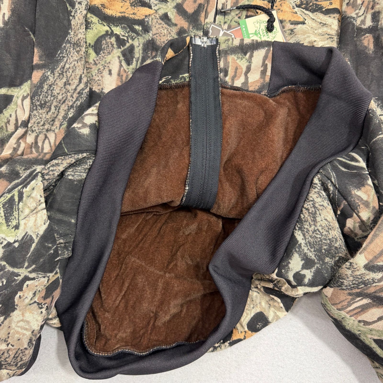 Vintage Vintage Muleskins Camo Hoodie 2XL Full Zip Sweatshirt NEW Size US XXL / EU 58 / 5 - 8 Thumbnail