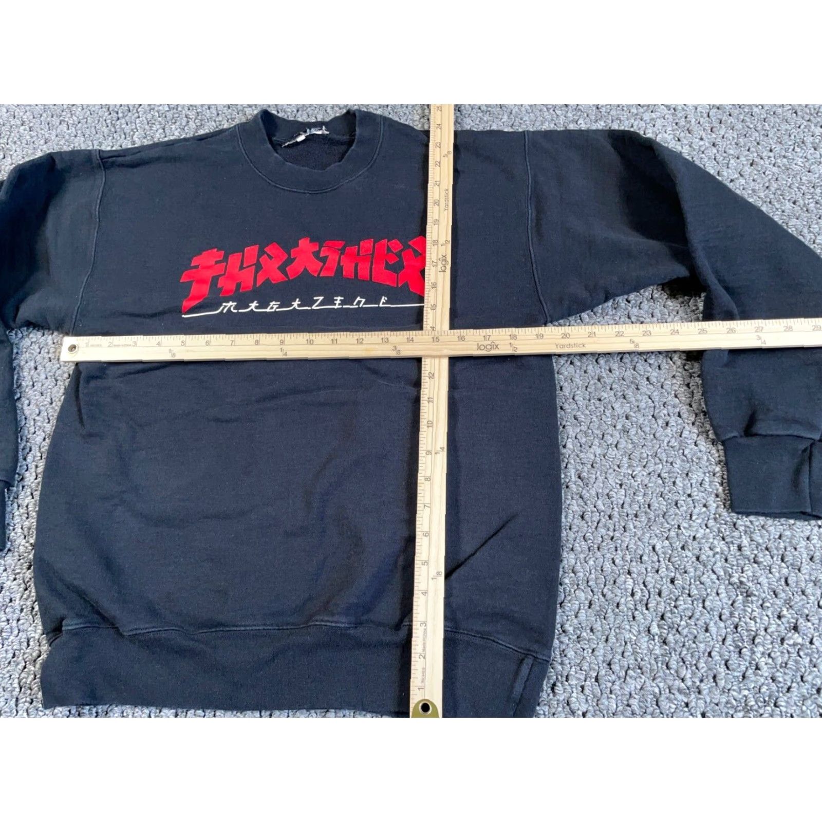 Thrasher VINTAGE Thrasher Sweatshirt Shirt Adult Small Black Logo 90s City Hipster Retro Mens Size US S / EU 44-46 / 1 - 5 Thumbnail