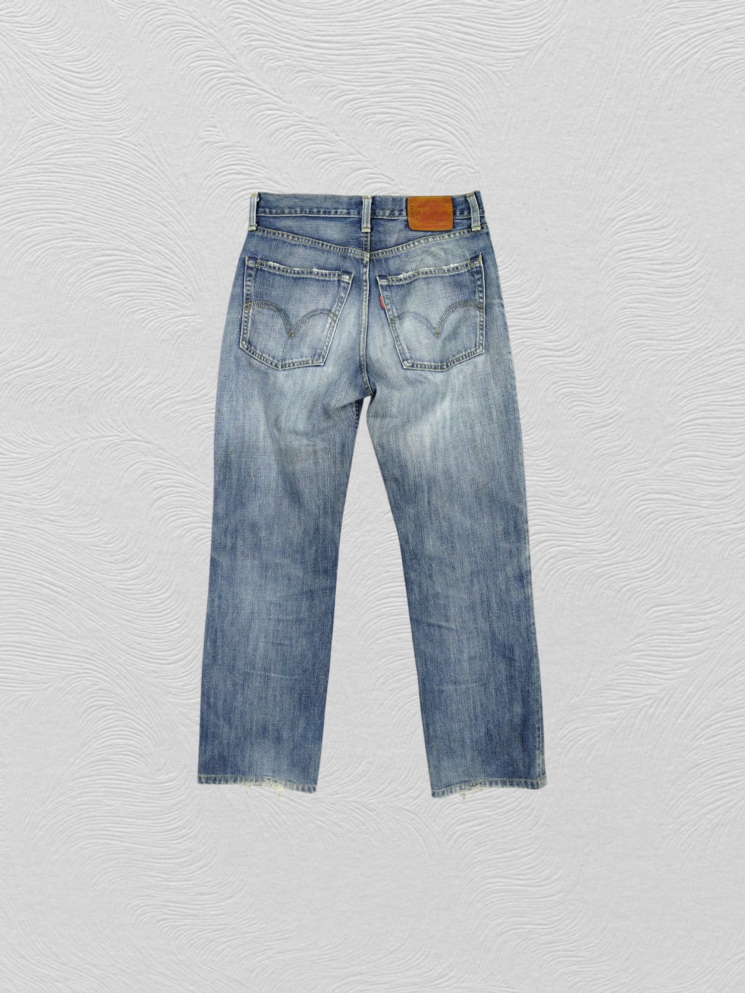 Levi's Blue Vintage Levi's 502 Distressed Ripped Denim -JN167 Size US 30 / EU 46 - 2 Thumbnail