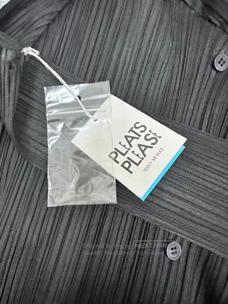 Issey Miyake Issey Miyake Black Shirt Size L / US 10 / IT 46 - 4 Thumbnail