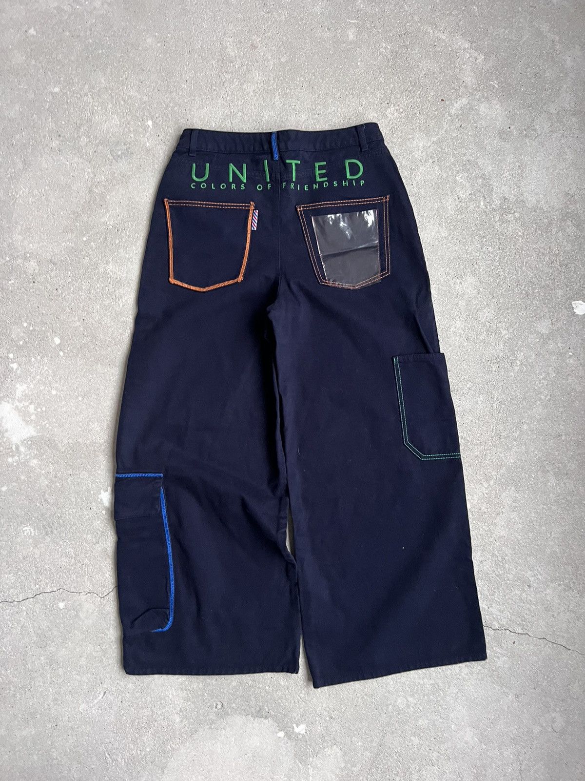 JNCO Vintage Benetton Baggy Jeans Size US 30 / EU 46 - 7 Thumbnail
