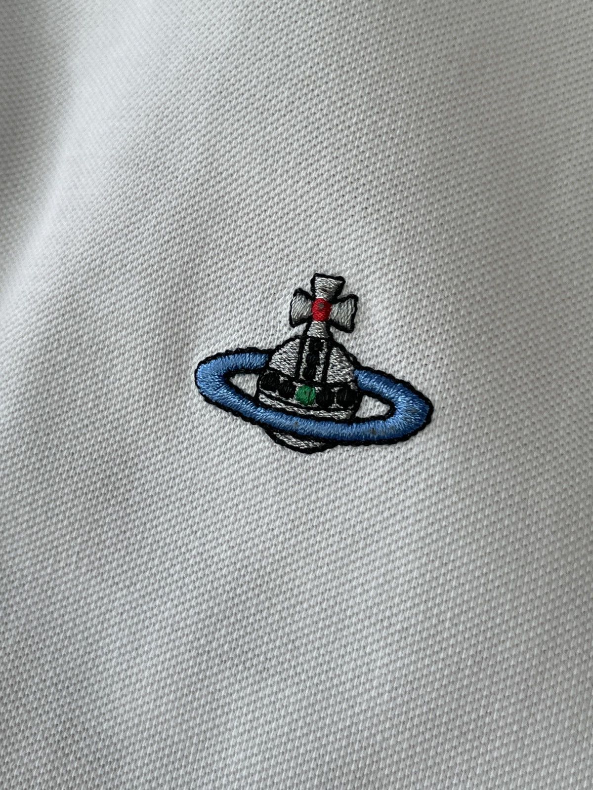 Vivienne Westwood Vivienne westwood White Polo Shirt Size US XL / EU 56 / 4 - 4 Thumbnail