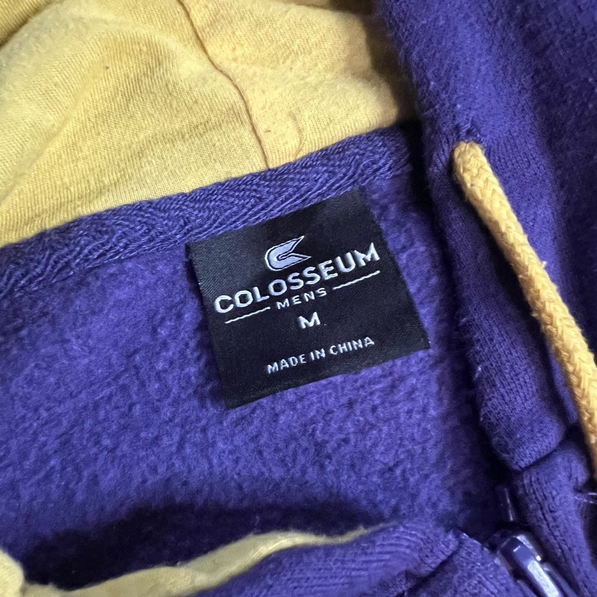 Colosseum Athletics × Vintage LSU Tigers Football Zip Up Hoodie Sweatshirt Purple OVB Size US M / EU 48-50 / 2 - 3 Thumbnail