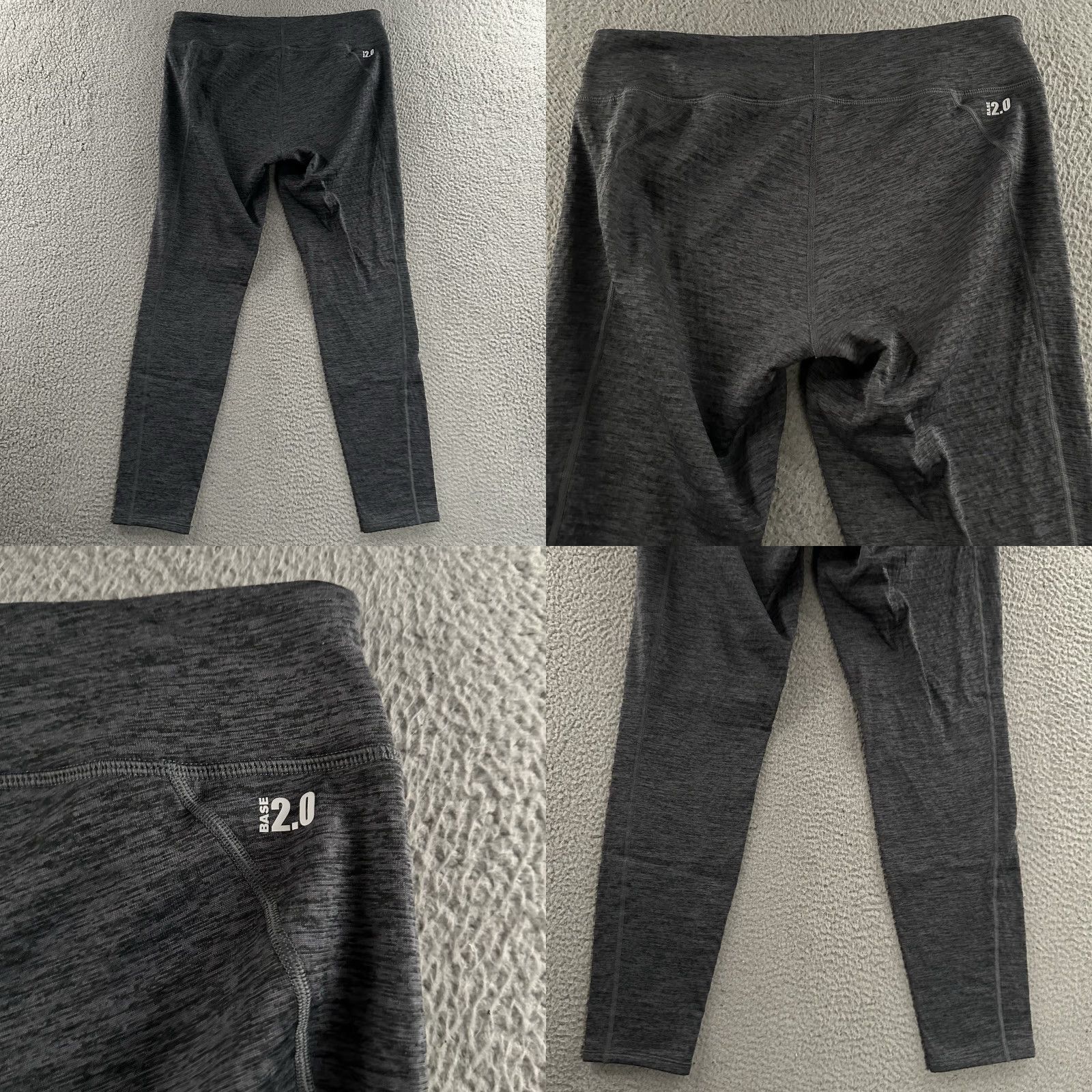 Under Armour Under Armour Womens Leggings Gray Size Large Base 2.0 Heatgear Polyester Blend Compression Stretch Ankle Mid Rise 8.5-10.5 in 32 in Waist 28 in Inseam Size 36" / US 14 / IT 50 - 9 Thumbnail