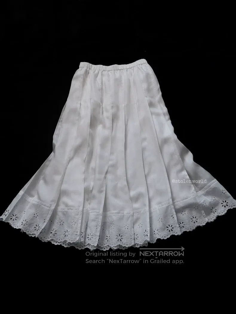 Comme des Garcons Comme Des Garcons size F Lace Pleated Skirt Size 22" - 4 Thumbnail