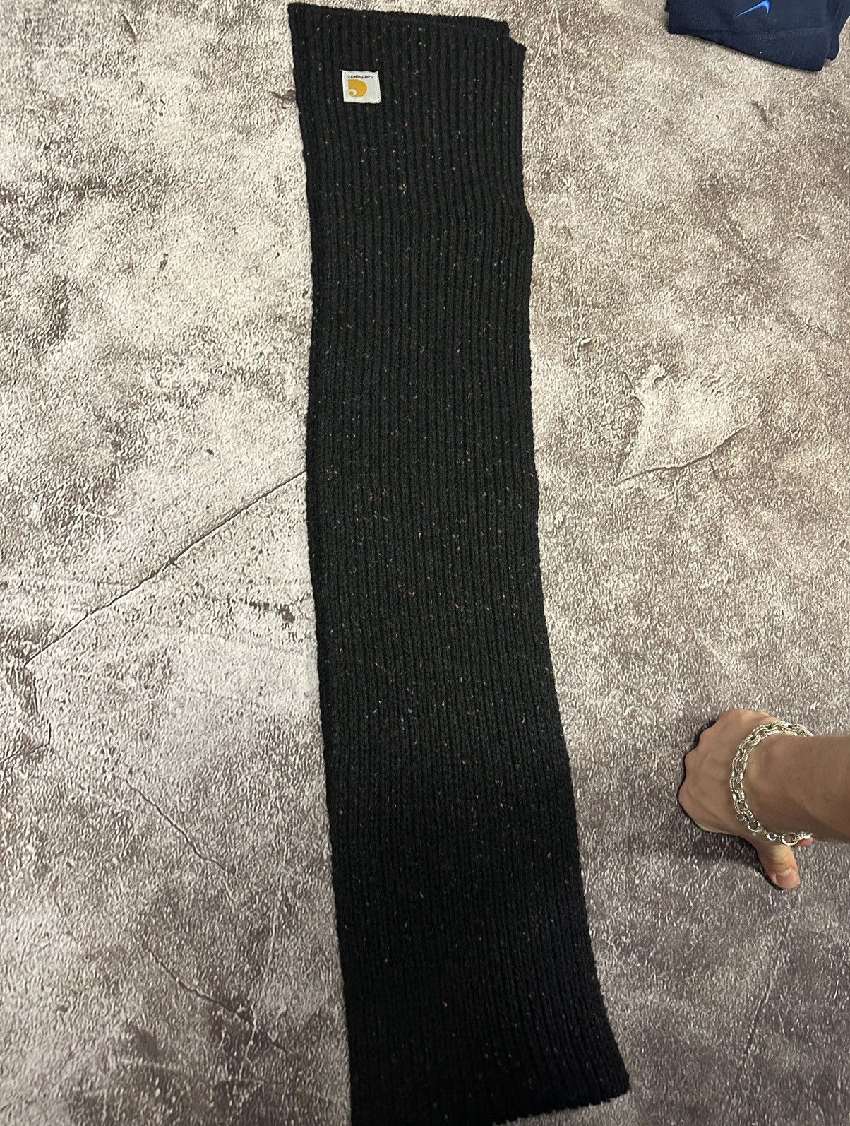 Carhartt Vintage Carhartt scarf wool WIP black Size ONE SIZE - 5 Thumbnail