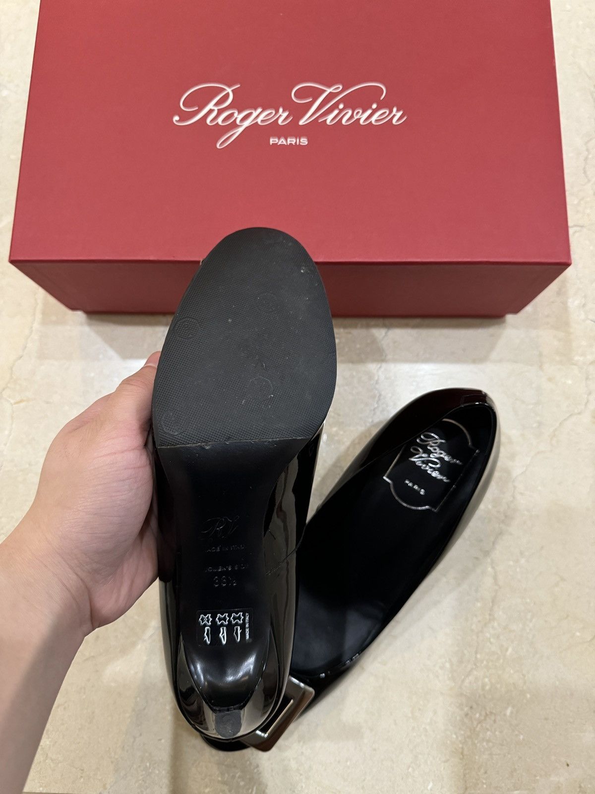 Roger Vivier Roger Viver Buckle Heel Size US 8.5 / IT 38.5 - 3 Thumbnail
