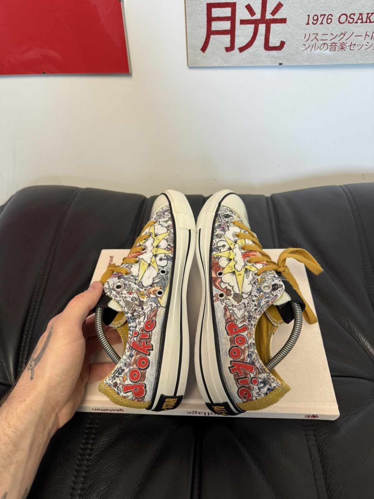 Converse 2013 Converse x Green Day Rock Band Dookie Low Top Rare Hype Size US 7.5 / EU 40-41 - 5 Thumbnail