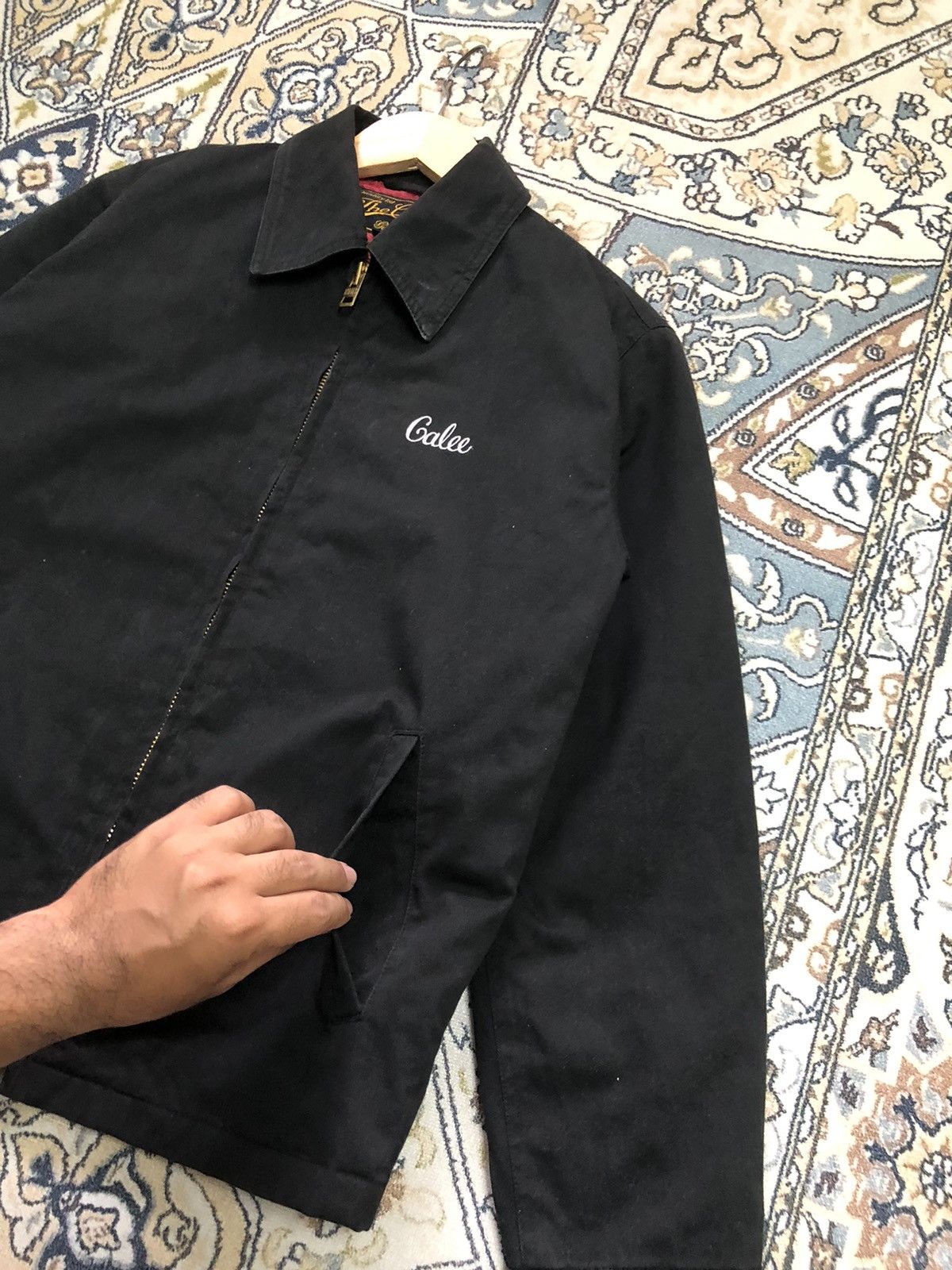 Japanese Brand Vtg Calee King of The Roat Embroidery Skull Trucker Jacket Size US M / EU 48-50 / 2 - 9 Thumbnail