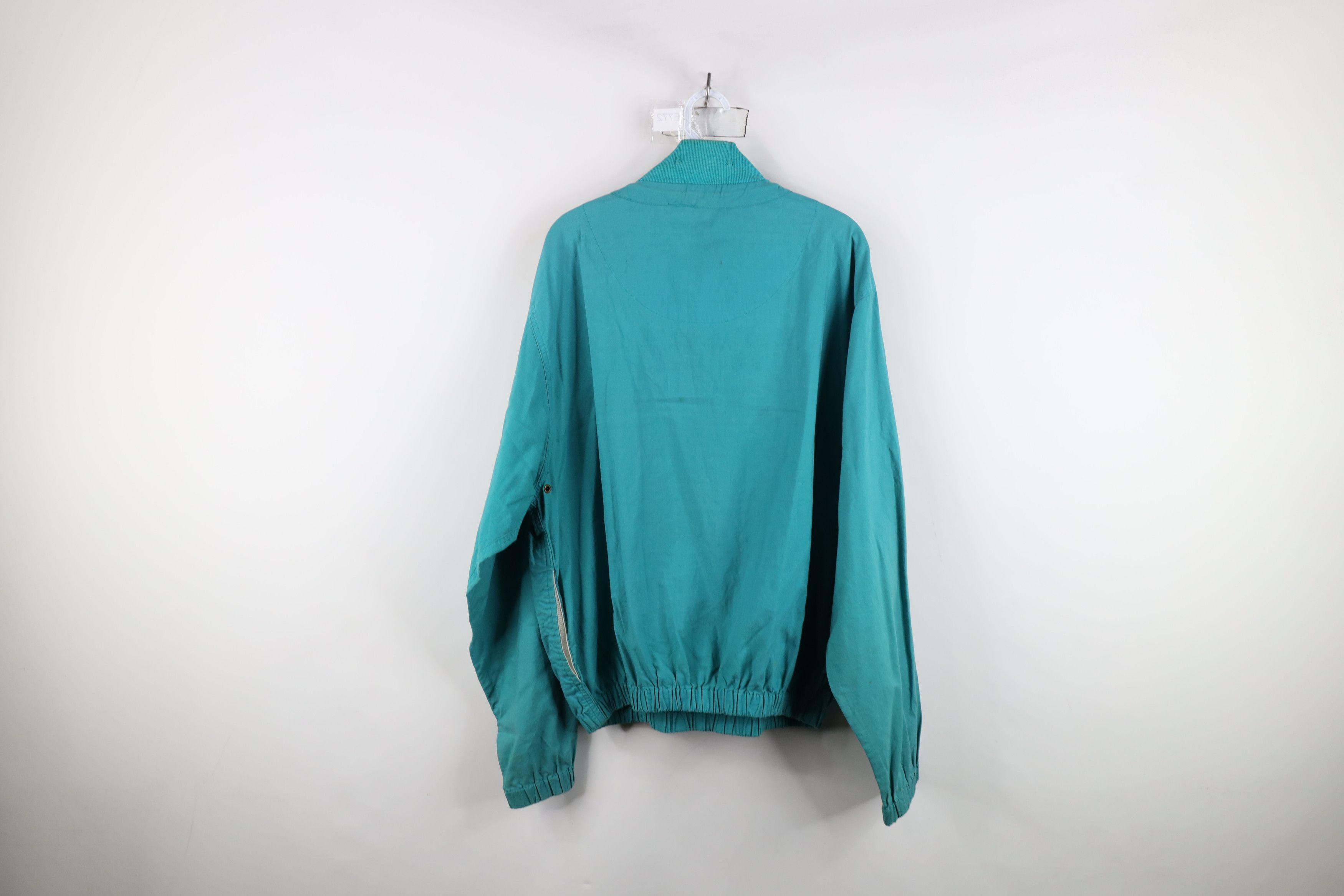 Eddie Bauer Vintage 90s Eddie Bauer Half Zip Pullover Jacket Teal Size US L / EU 52-54 / 3 - 15 Thumbnail