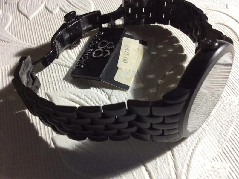 Designer 88 Rue Due Rhone men's black watch Size ONE SIZE - 12 Thumbnail