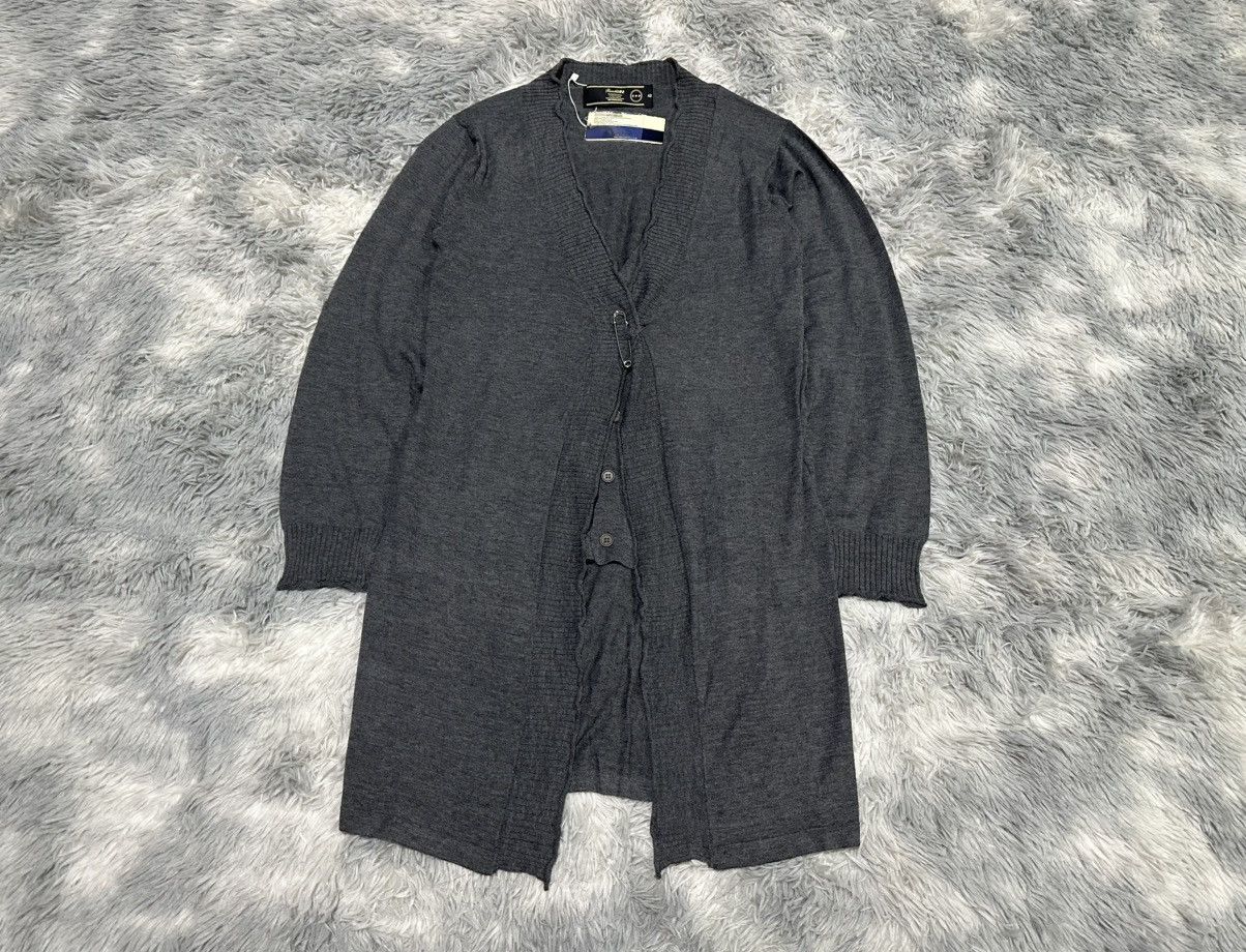 Number (N)ine 🔥Archive Brthbreath x Number Nine Double Layer Long Cardigan Size US L / EU 52-54 / 3 - 12 Thumbnail