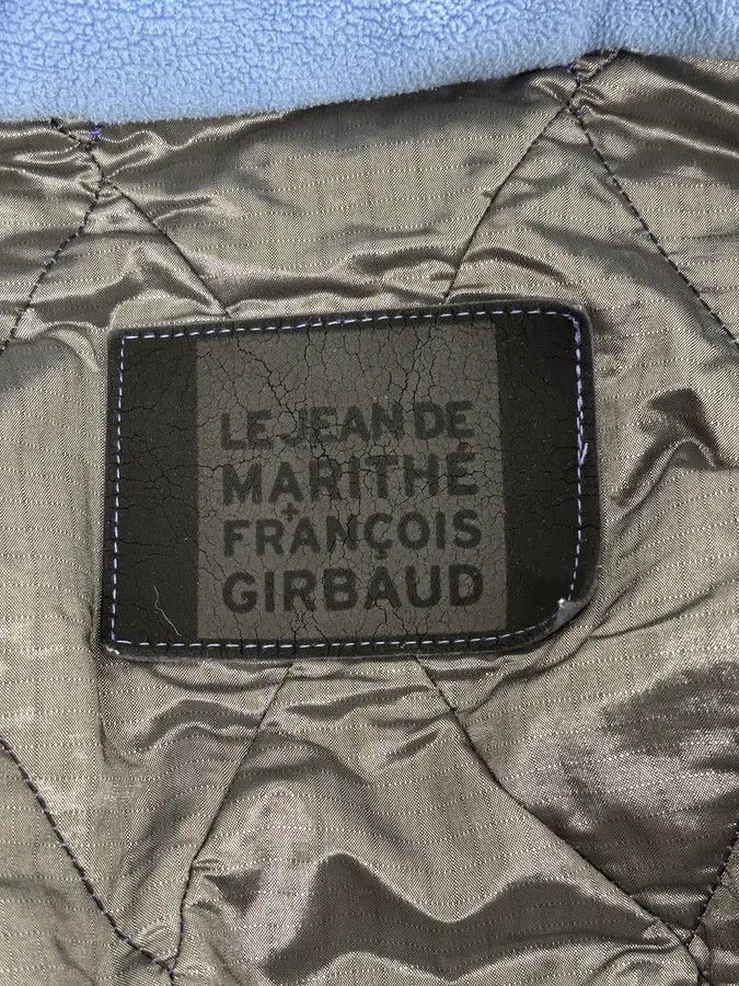 Marithe + Francois Girbaud FW2000 Marithé + François Girbaud Light Blue Quilted Geometric Nylon Jacket Size US S / EU 44-46 / 1 - 11 Thumbnail