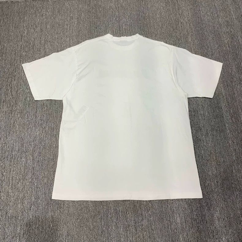 Balenciaga Balenciaga White monogram logo short sleeve Size US XXS / EU 40 - 2 Thumbnail
