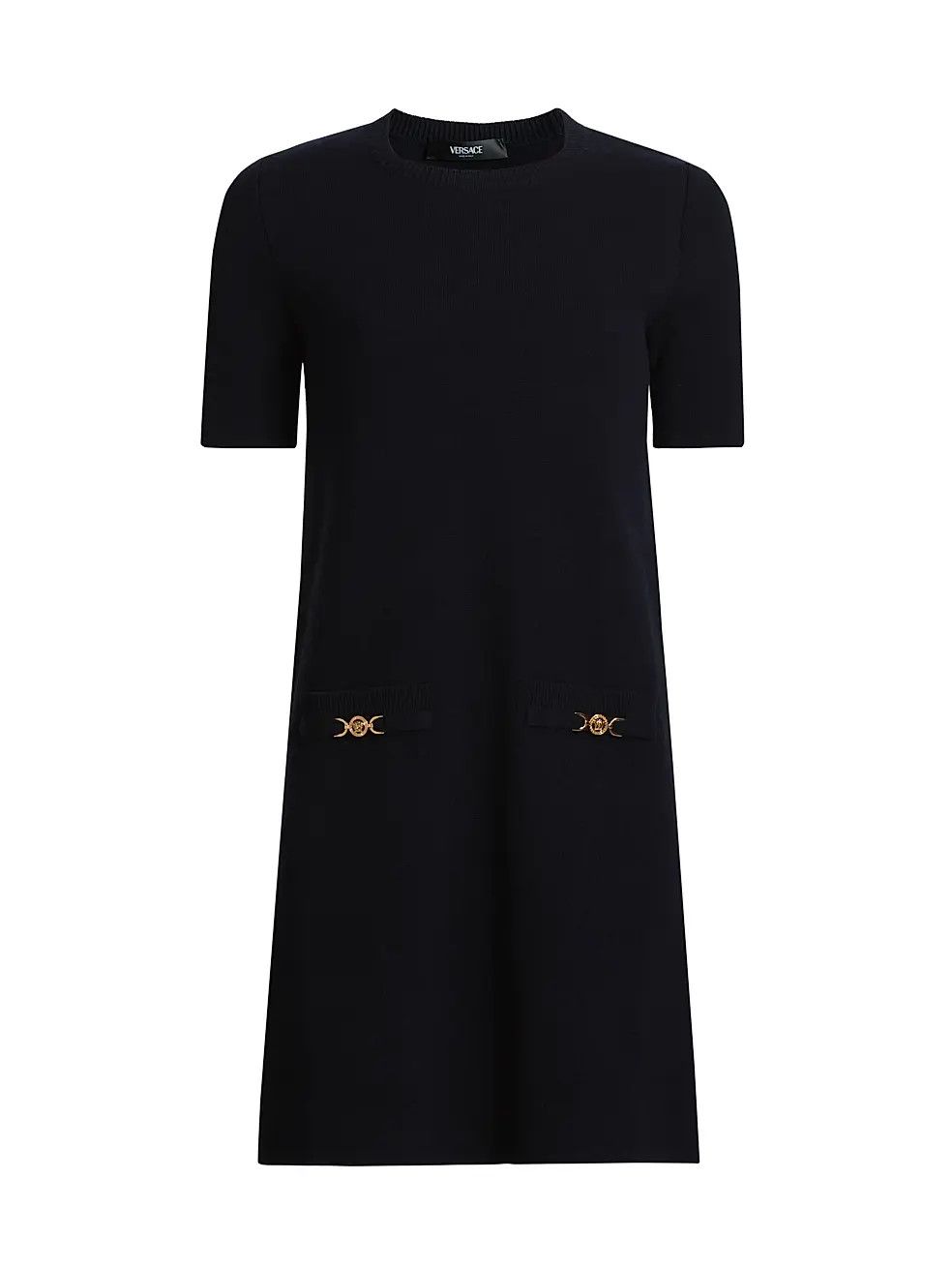 Versace o1y0226 Mini Dress in Black Size S / US 4 / IT 40 - 1 Thumbnail