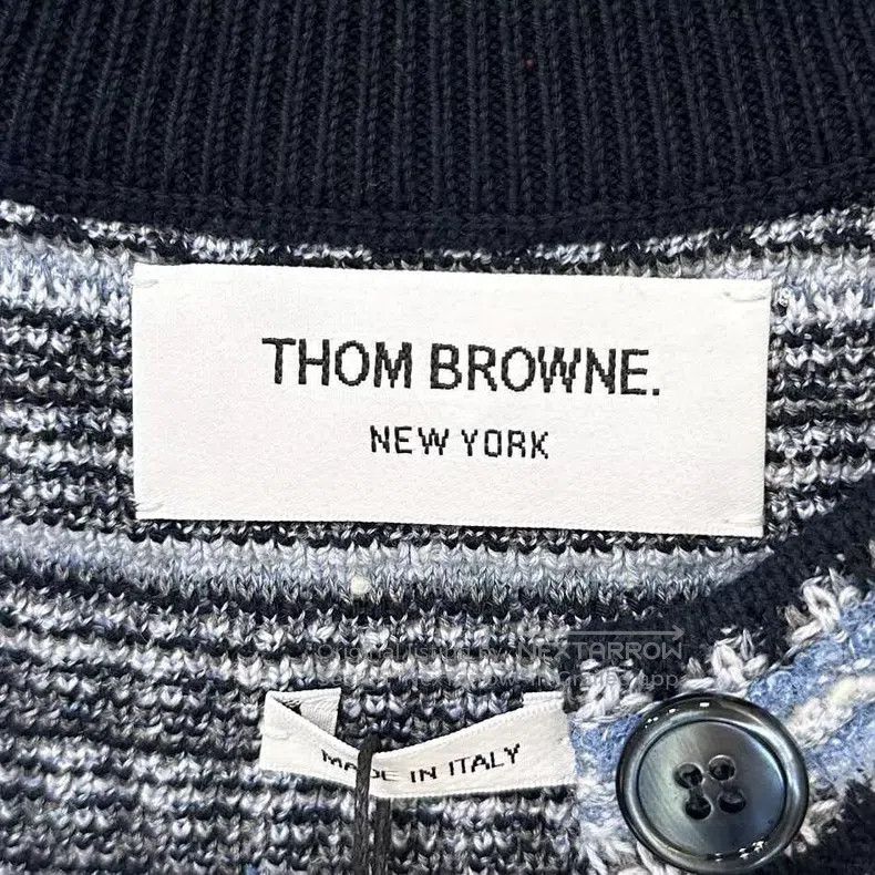 Thom Browne Thom Browne Light blue cardigan woven by Xiao Xiangfeng Size US XS / EU 42 / 0 - 4 Thumbnail