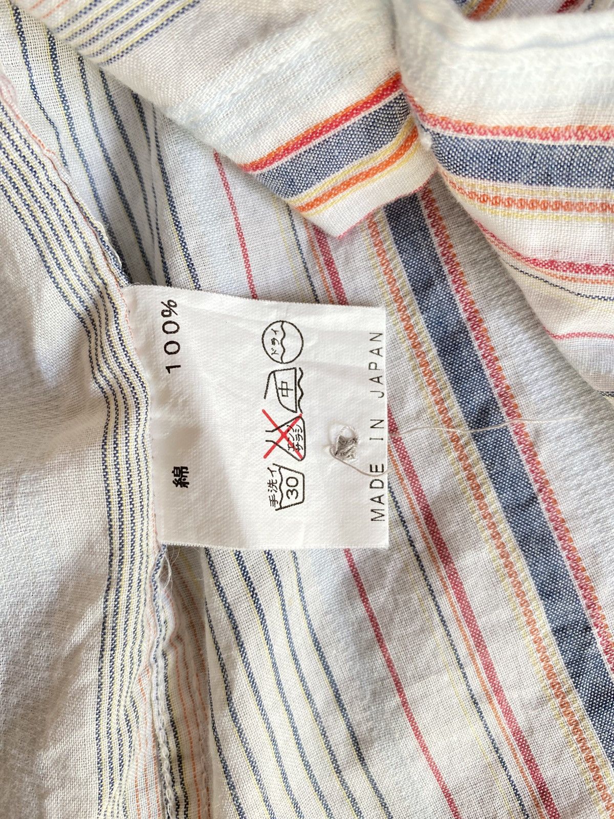 Morgan Homme MORGAN White Striped Short-Sleeve Shirt Size US M / EU 48-50 / 2 - 10 Thumbnail