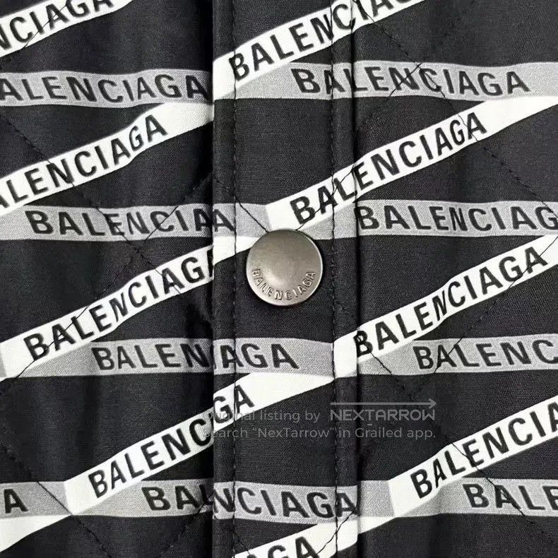 Balenciaga Balenciaga Striped Logo Lightweight Jacket. Size US M / EU 48-50 / 2 - 5 Thumbnail