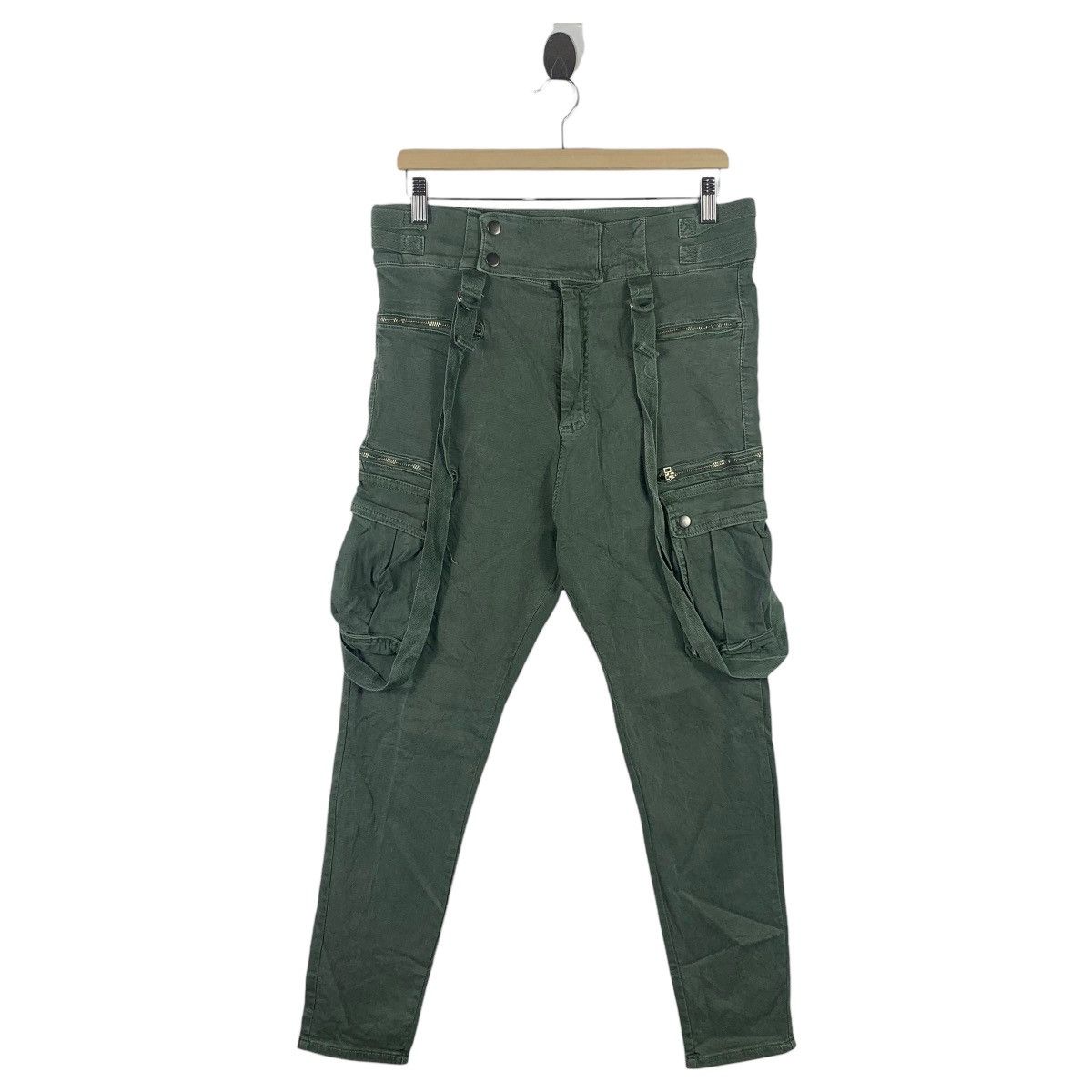 Japanese Brand MELLY & CO bondage cargo pants Size US 32 / EU 48 - 1 Thumbnail