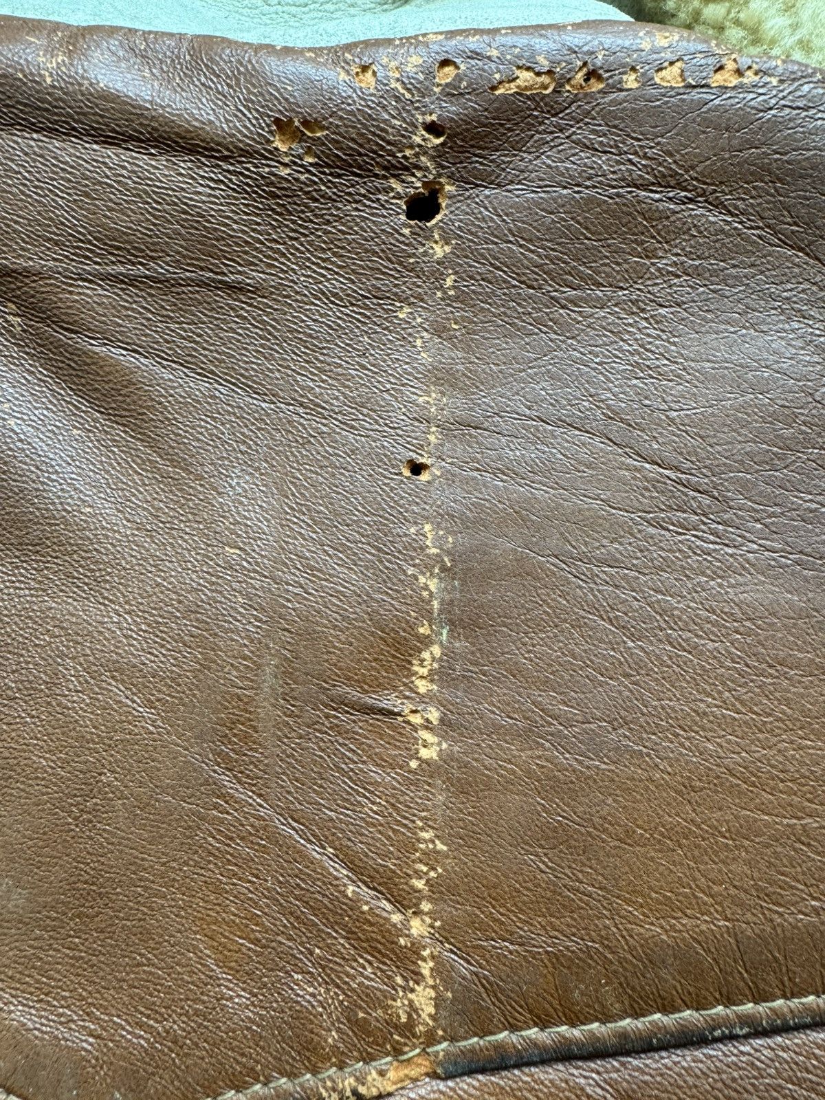 Schott VERY RARE VINTAGE JACKET LEATHER FLIGHT BOMBER SCHOTT Size US M / EU 48-50 / 2 - 15 Thumbnail