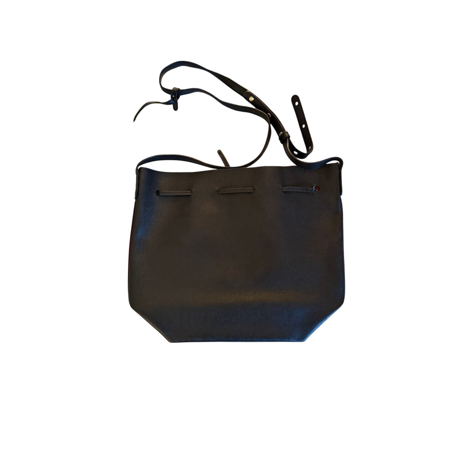Mansur Gavriel Mansur Gavriel Black Leather Bucket Bag Size ONE SIZE - 2 Thumbnail