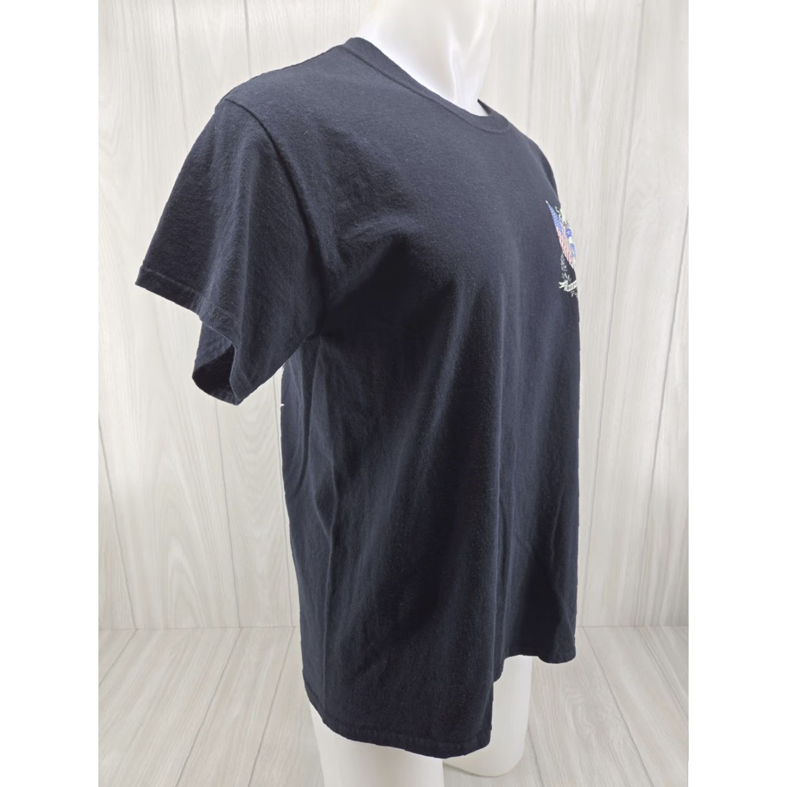 Gildan Sturgis T Shirt Large Black 2019 Rally Biker Motorcycle 79th Annual Gildan Ultra Cotton Mens T-Shirt Black Graphic Print Short Sleeve XS? Size US L / EU 52-54 / 3 - 6 Thumbnail