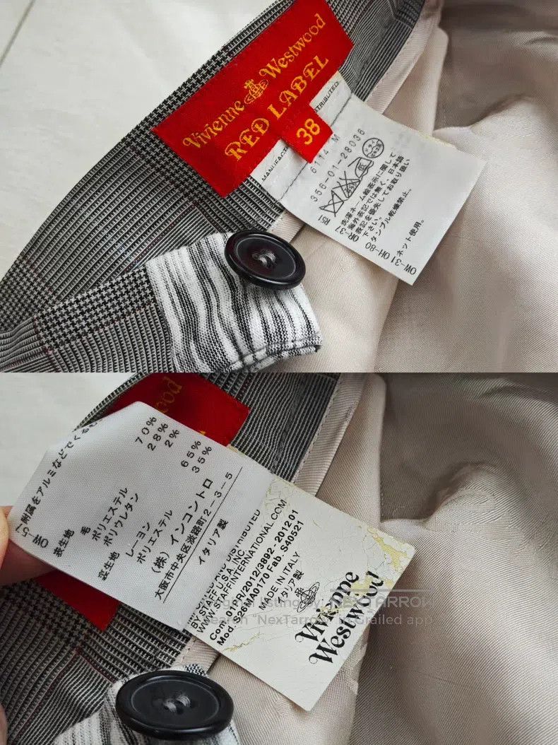 Vivienne Westwood Vivienne Westwood Gray plaid pencil skirt Size 25" / US 0 / IT 36 - 9 Thumbnail