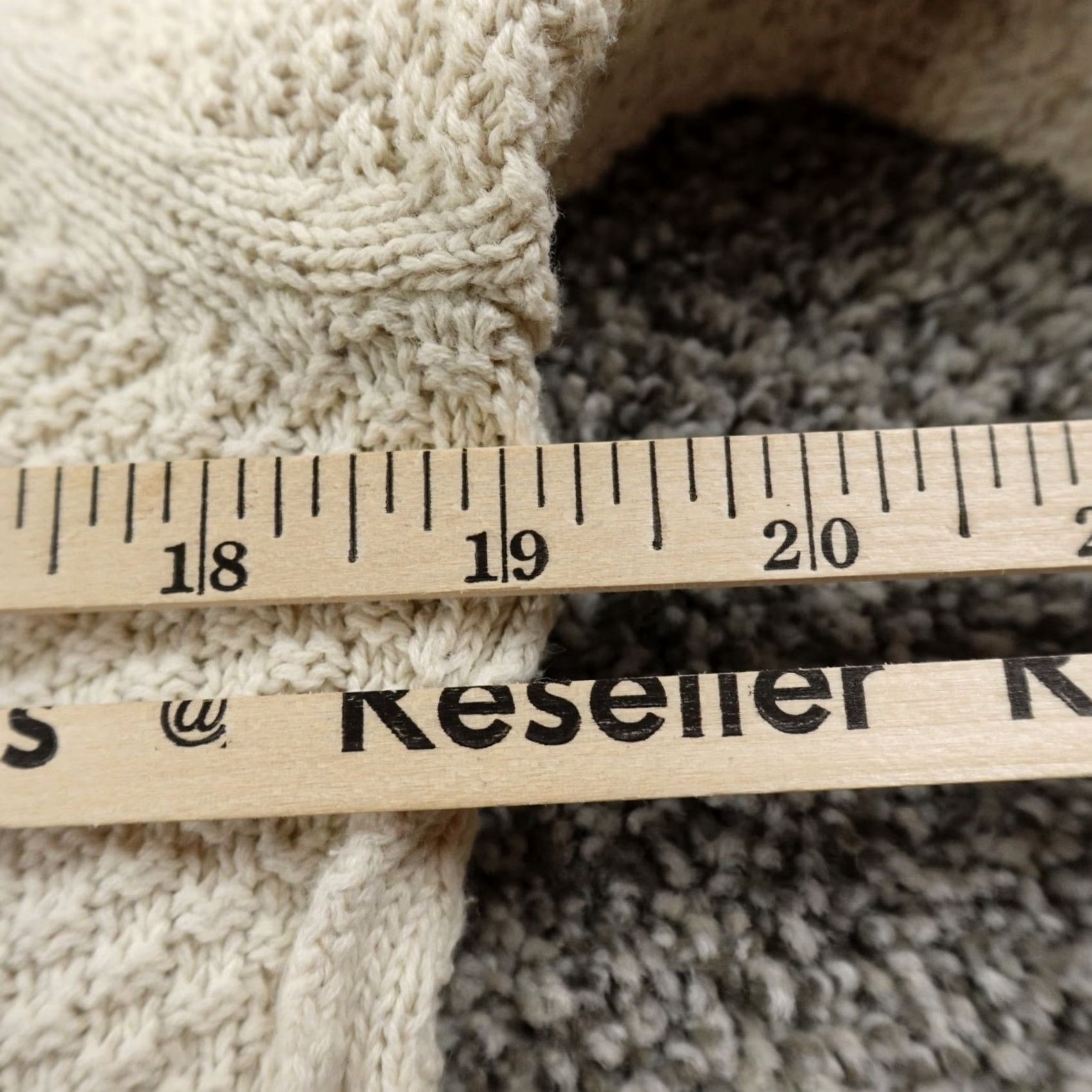 Vintage VINTAGE Denim & Supply Ralph Lauren Sweater Womens M Beige Cable-Knit Pullover Size M / US 6-8 / IT 42-44 - 6 Thumbnail