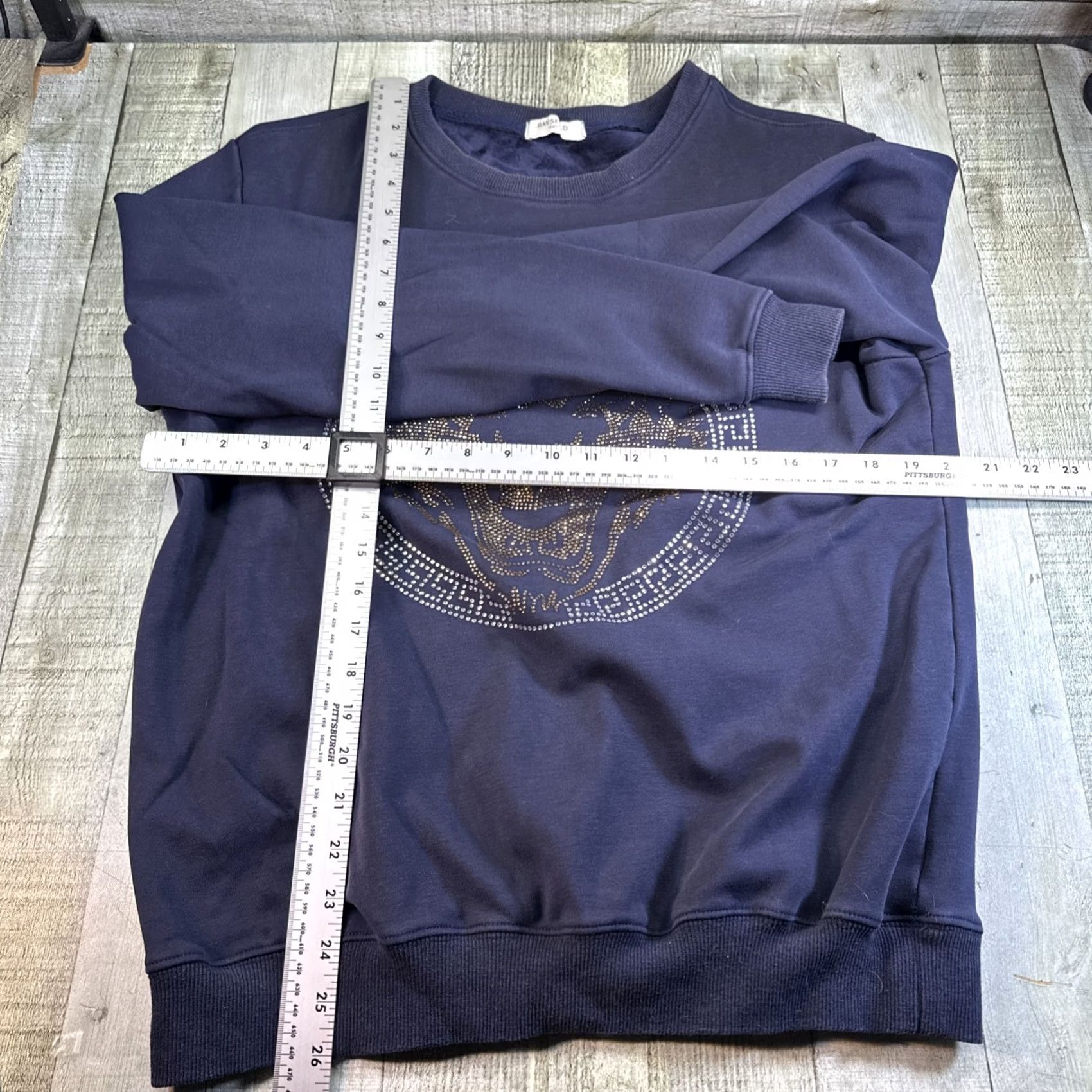 Vintage VINTAGE Men’s Rinestone Sweater Tiger Ramsfeld Blue Pullover Sweater Mens L Blue Rhinestones Size US L / EU 52-54 / 3 - 5 Thumbnail