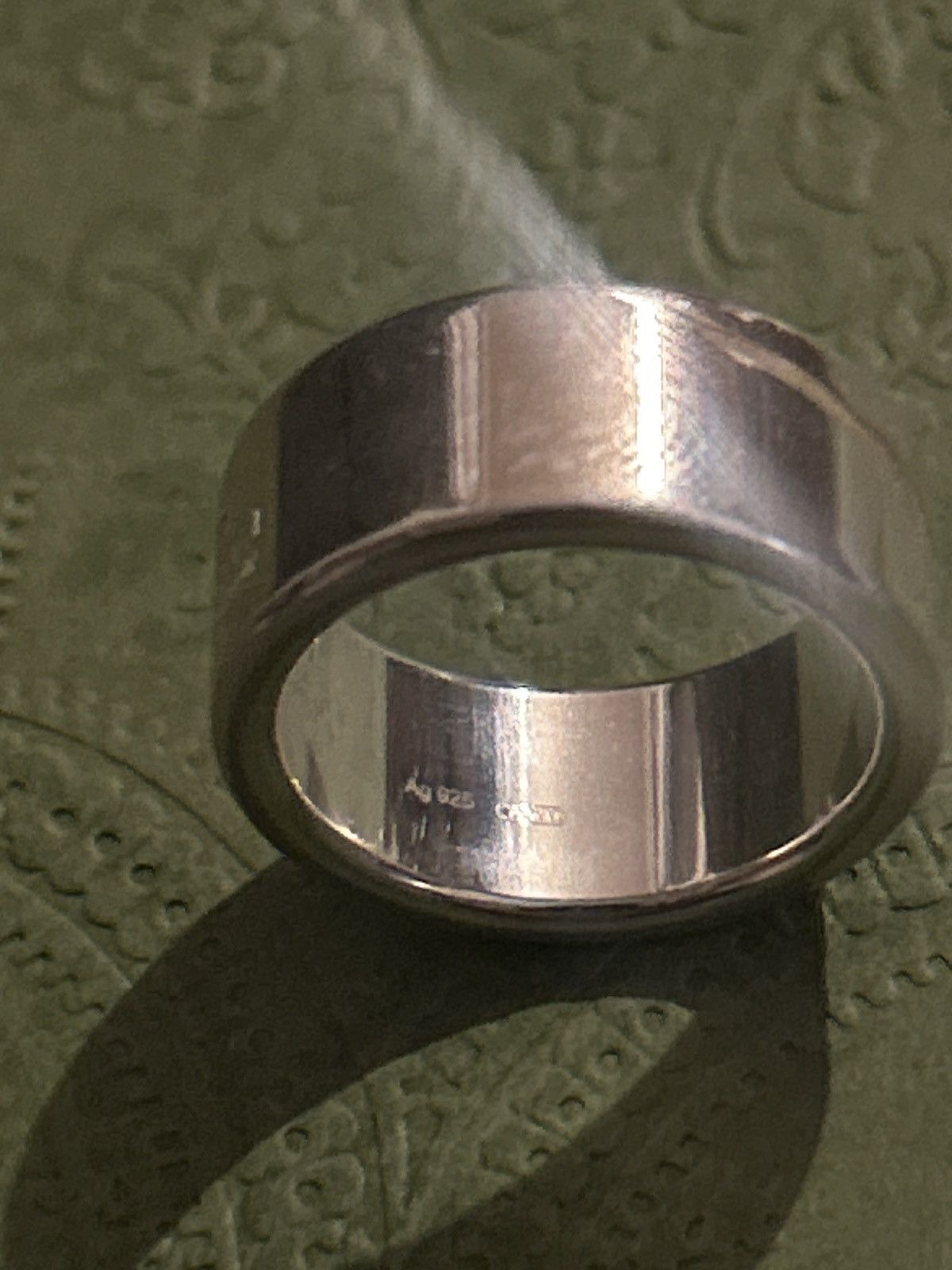 Gucci Gucci Interlocking G Silver 925 Gucci Tag Ring 774053 Size ONE SIZE - 6 Thumbnail