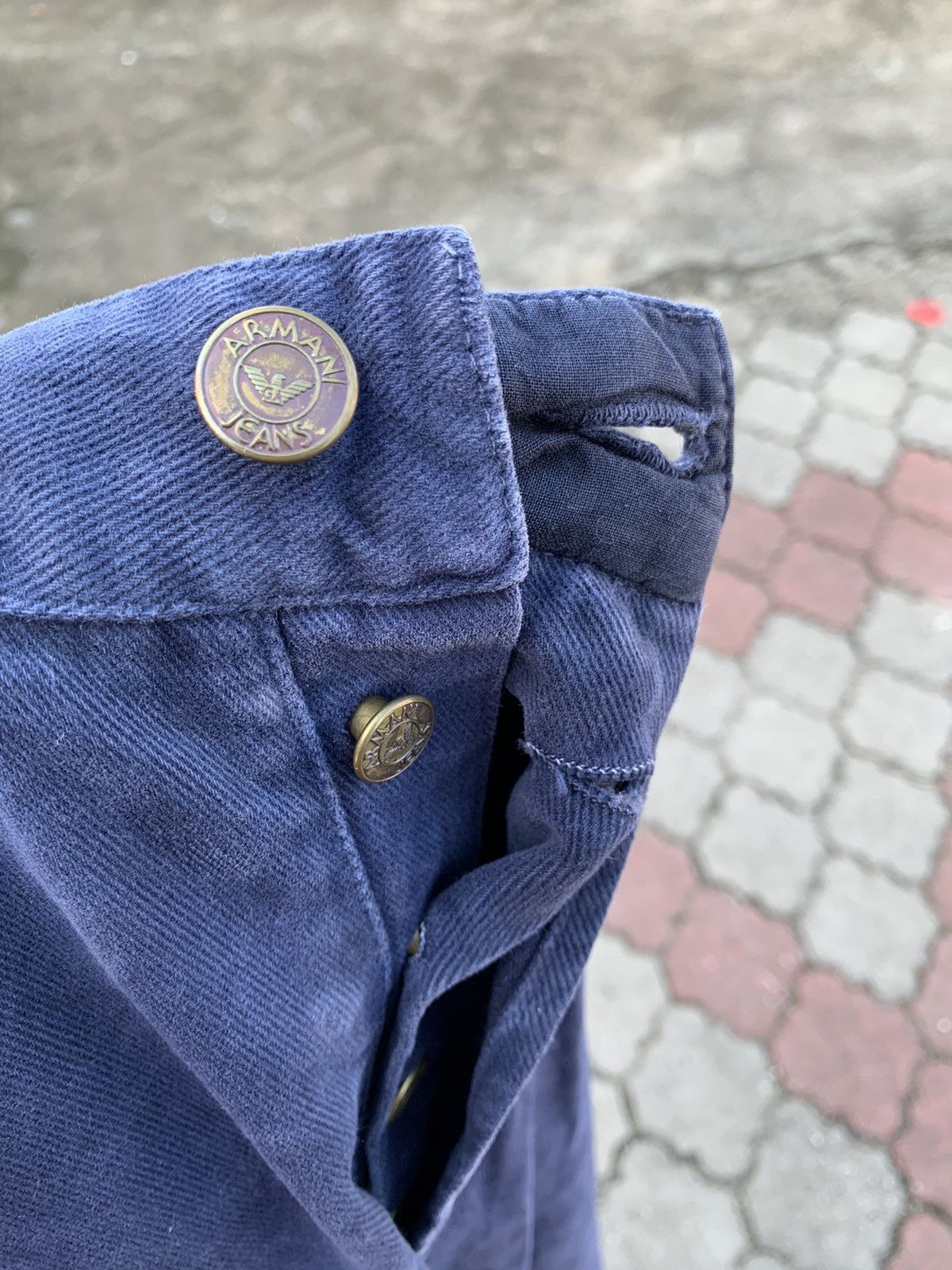 Armani × Vintage Rare! Vintage Armani Jeans Denim Jeans Pants Size US 31 - 13 Thumbnail