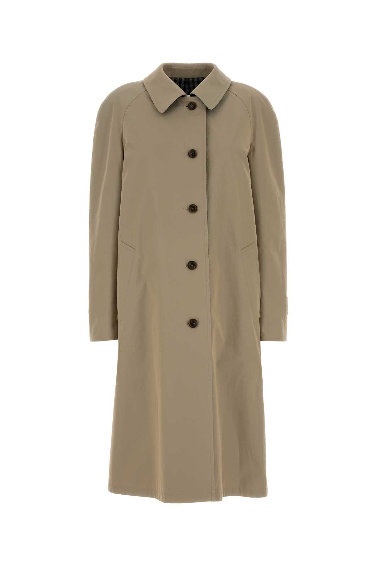 Miu Miu Beige Gabardine Reversible Trench Coat Size XL / US 12-14 / IT 48-50 - 1 Thumbnail