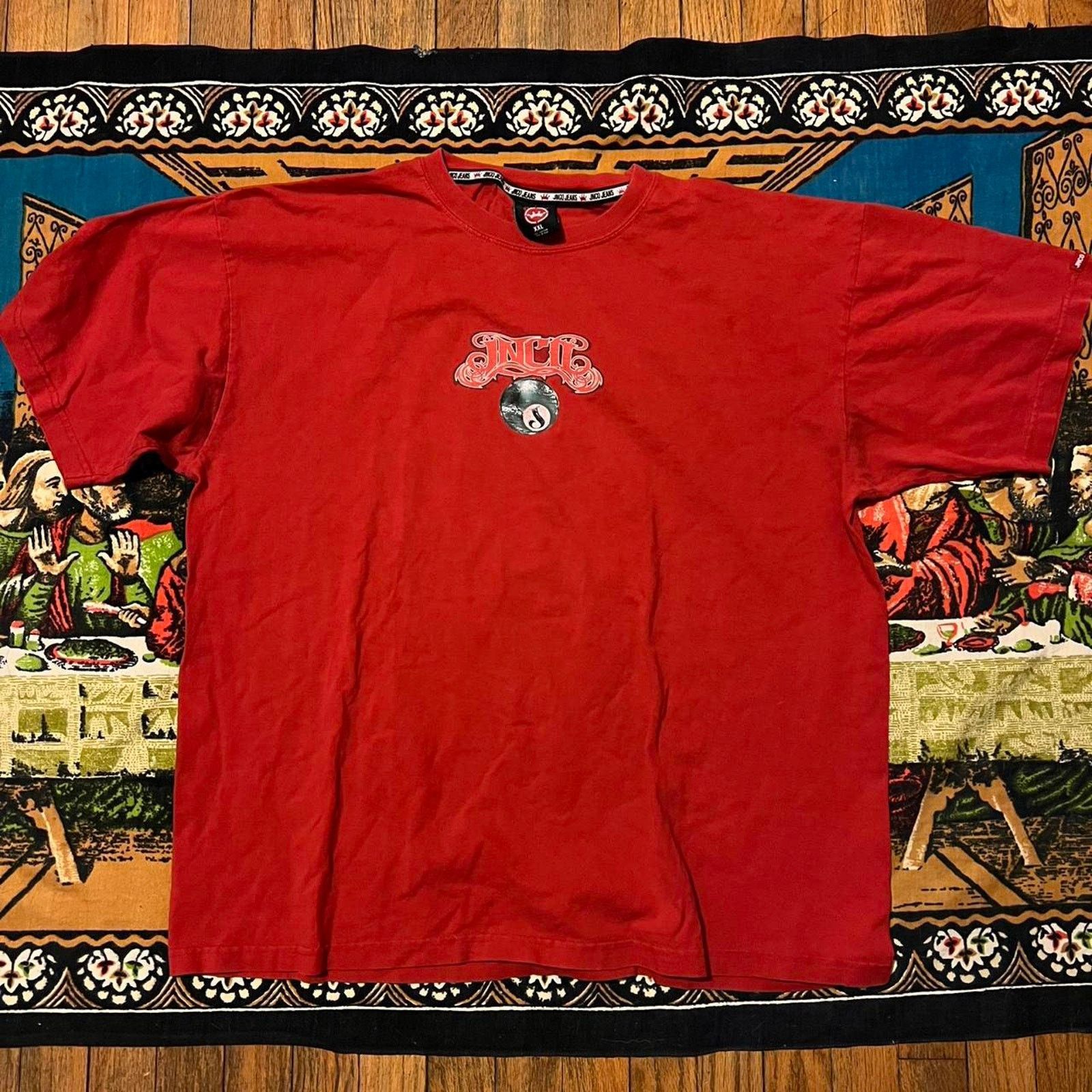 JNCO Crazy rare jnco 8ball shirt dragon stussy y2k tshirt red Size US XL / EU 56 / 4 - 1 Thumbnail