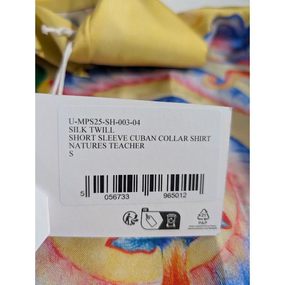 Casablanca o1rshd1 DUP /Silk Twill Short Sleeve Collar Shirt Multicolor Size US S / EU 44-46 / 1 - 13 Thumbnail