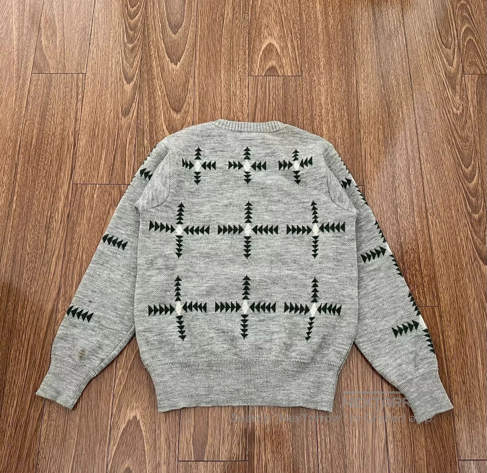 Visvim visvim vintage jacquard knit sweater for men. Size US S / EU 44-46 / 1 - 2 Thumbnail