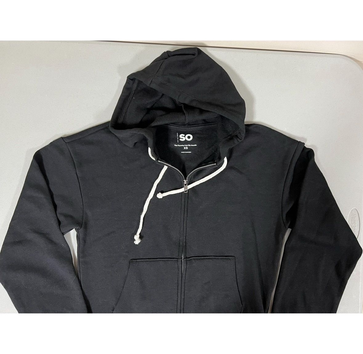 Sonoma SO Black Zipper Sweater Sweatshirt Hoodie Size XS 🖤 #hoodie Size XS / US 0-2 / IT 36-38 - 3 Thumbnail