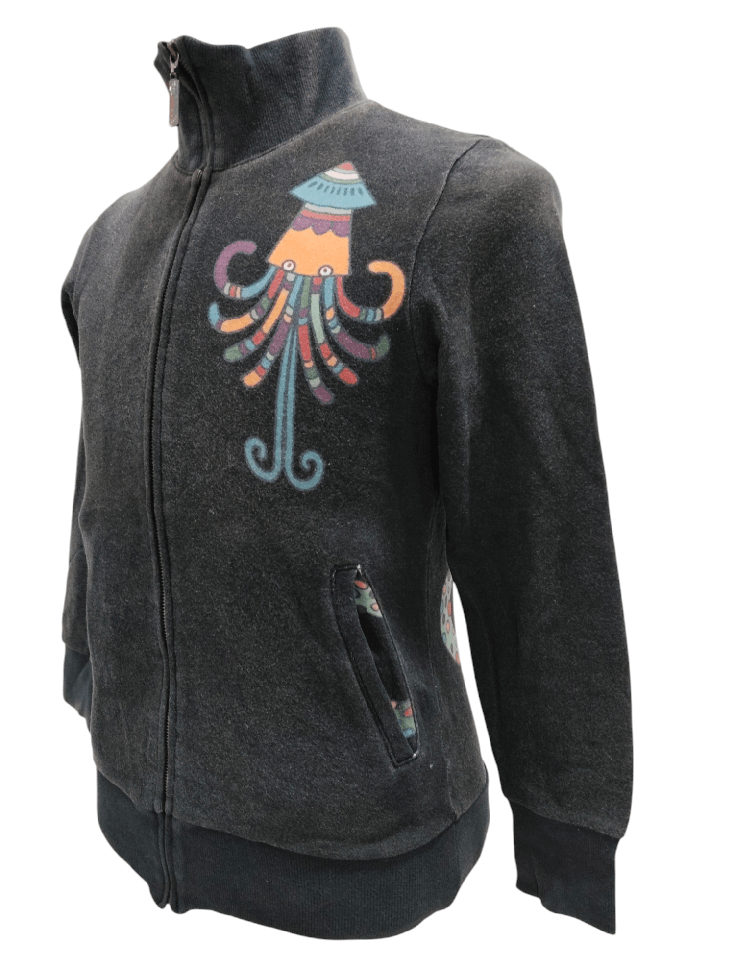 Manastash × Rosa Maria Vintage Art Mash Mania Zipper Sweatshirt Size US S / EU 44-46 / 1 - 2 Thumbnail