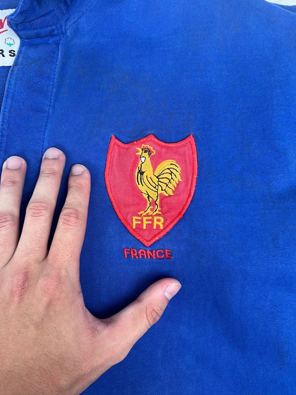 Cotton Traders Vintage Cotton Traders France Rugby Long Sleeve Polo Shirt Size US L / EU 52-54 / 3 - 6 Thumbnail