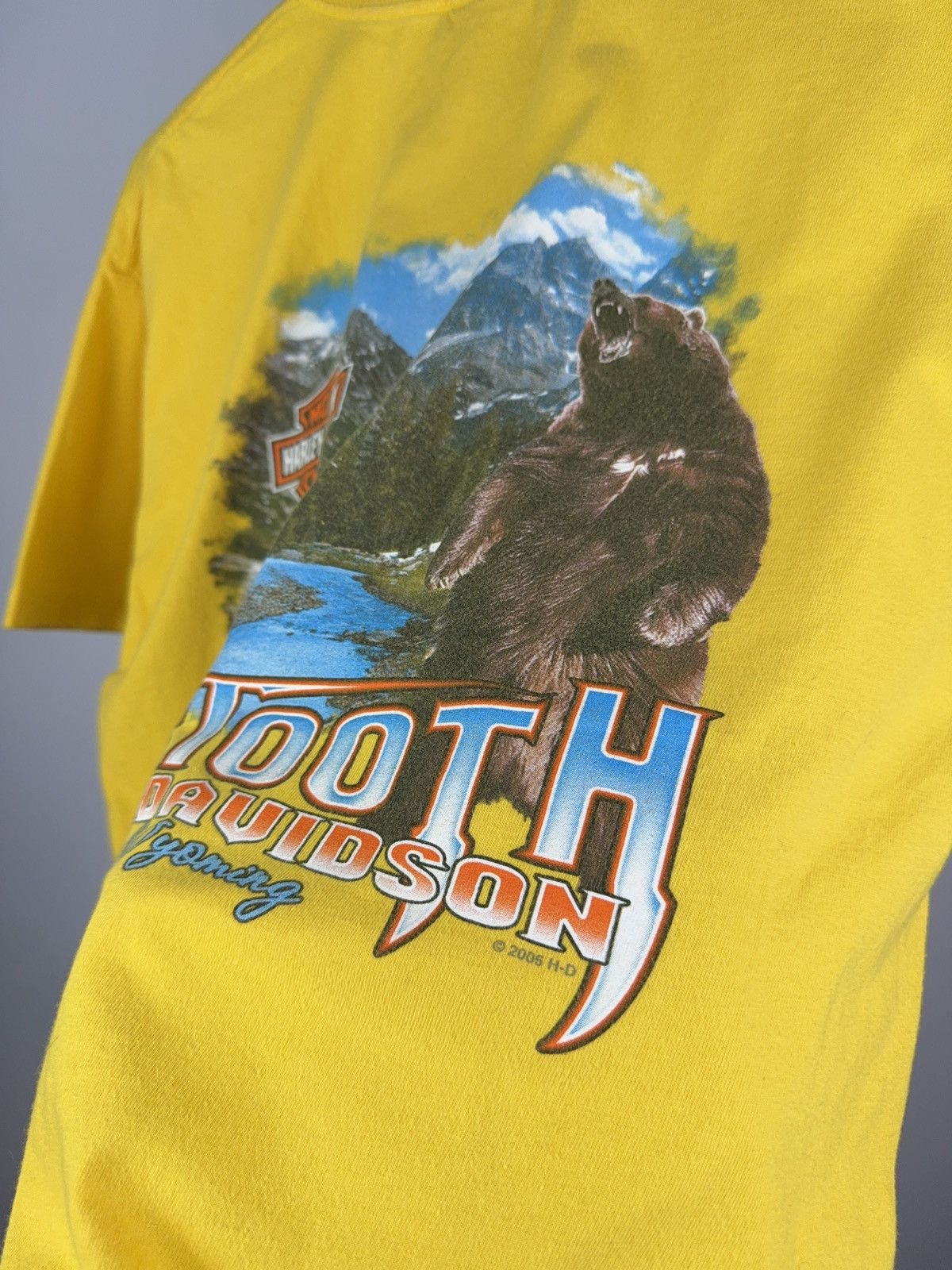 Harley Davidson 2006 Harley-Davidson Biker Bear Tooth USA Made Tee Shirt Size US L / EU 52-54 / 3 - 8 Thumbnail