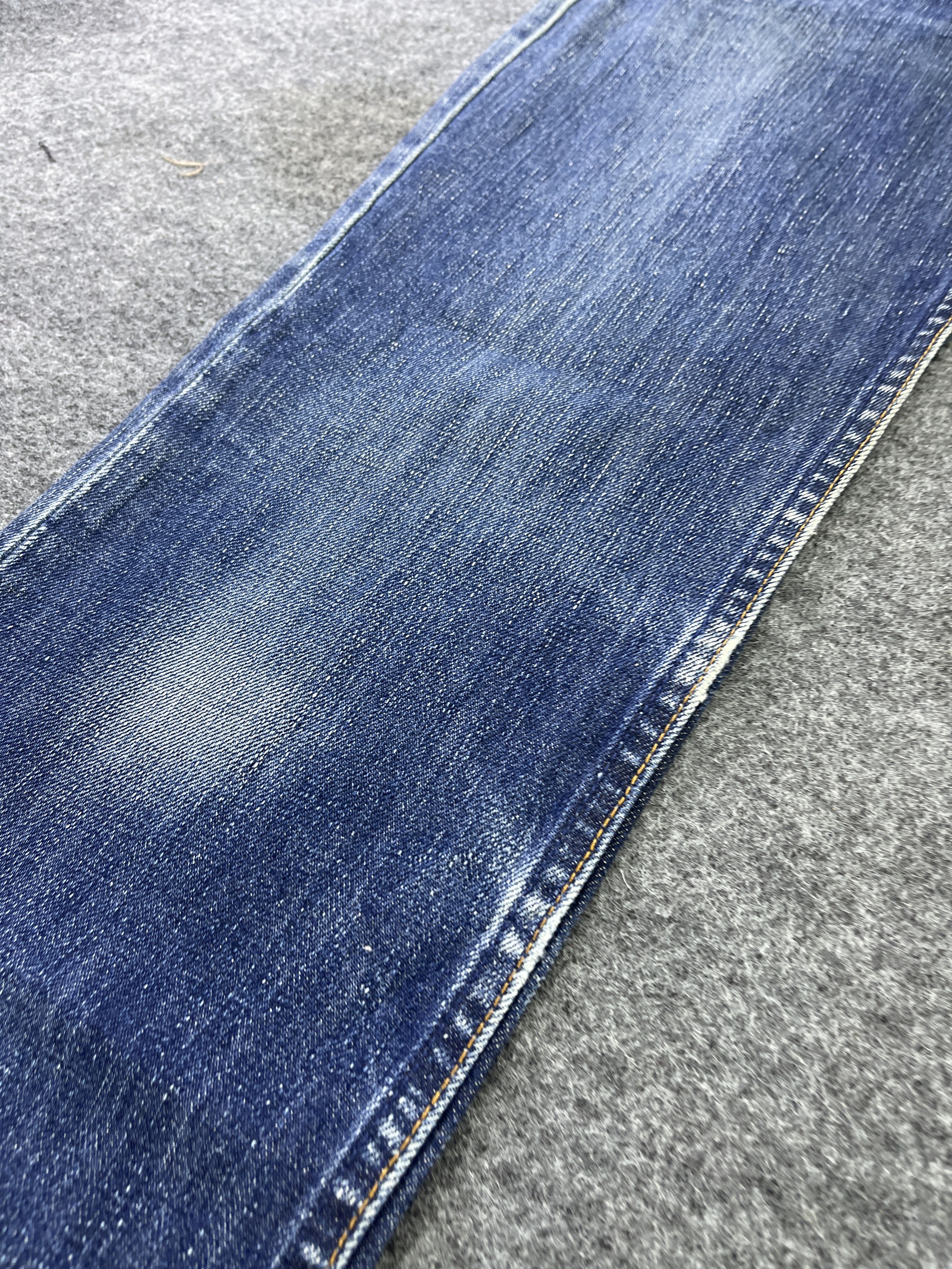 Levi's Vintage Levis 522 Blue Wash Jeans - J931 Size 29" - 9 Thumbnail