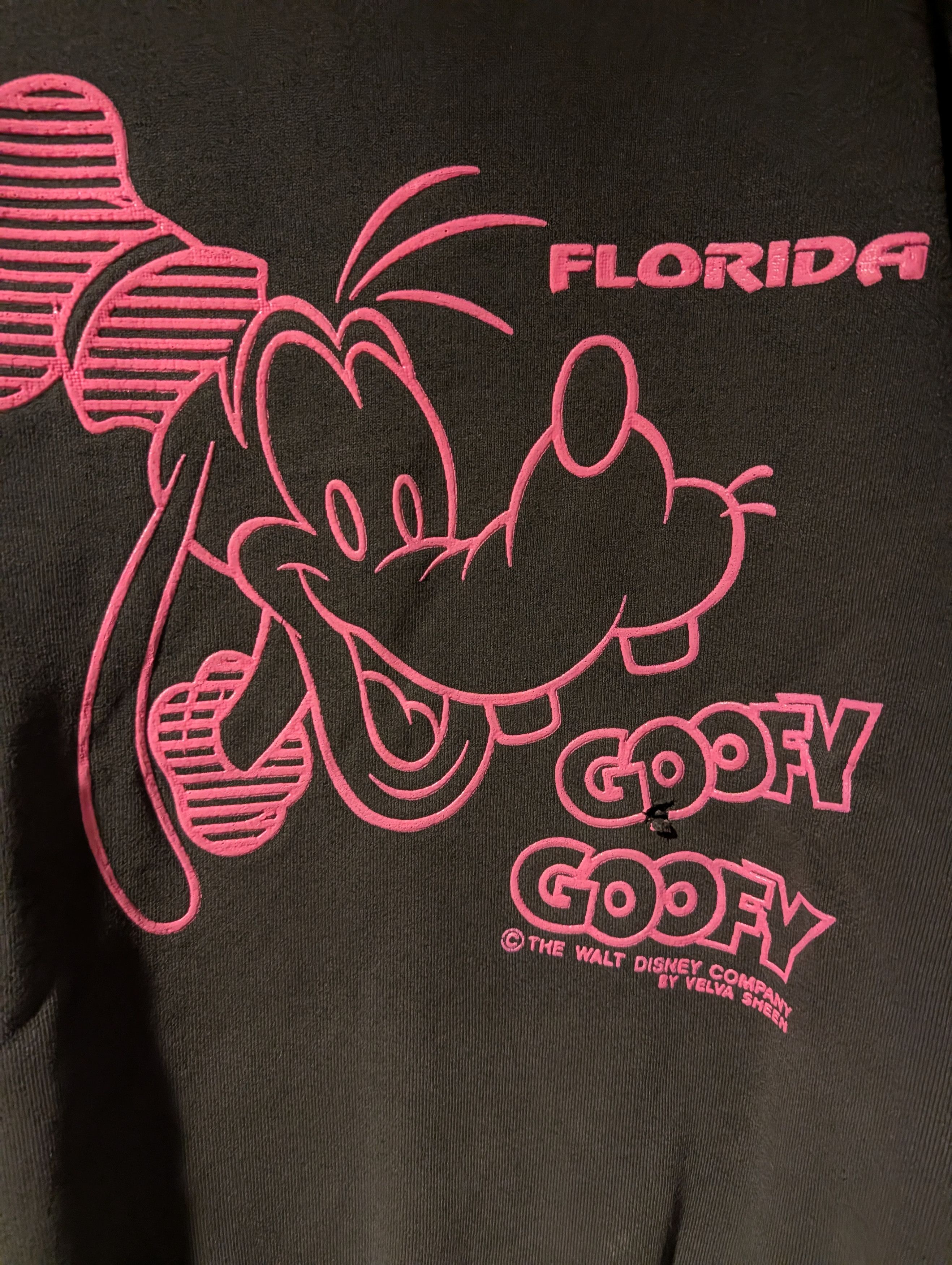 Disney Vintage 80s Disney Goofy Florida Mens Small Sweatshirt Size US S / EU 44-46 / 1 - 2 Thumbnail